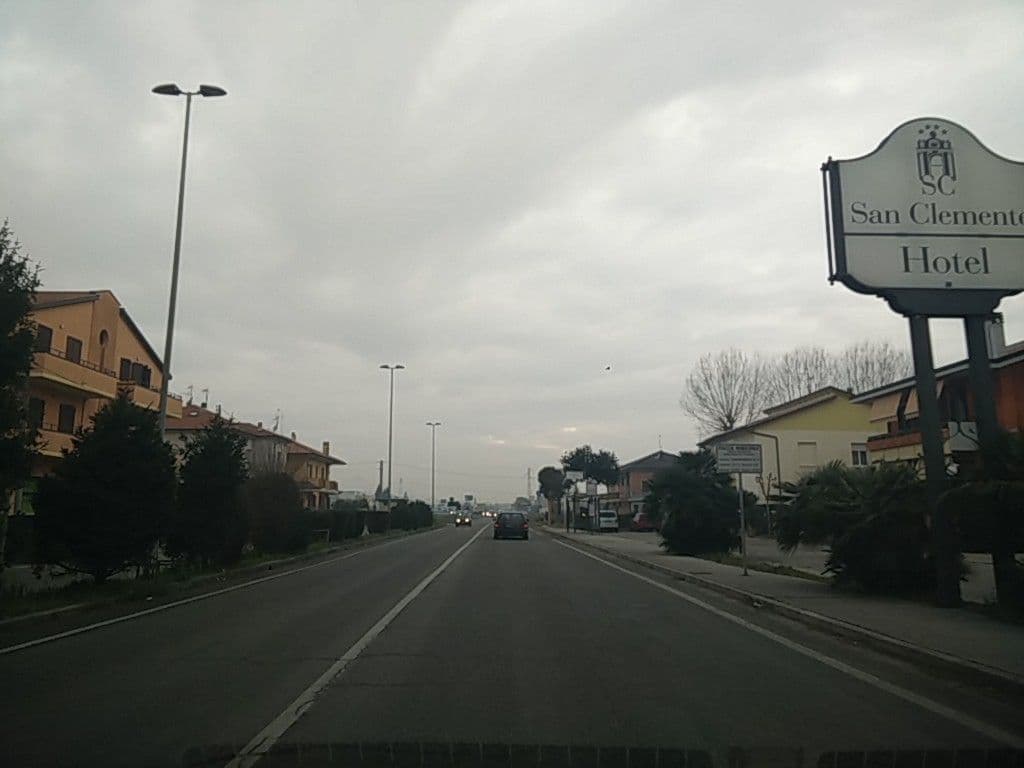 Street view near Hotel San Clemente, Santarcangelo — © bellazambo (CC BY-SA · Mapillary)