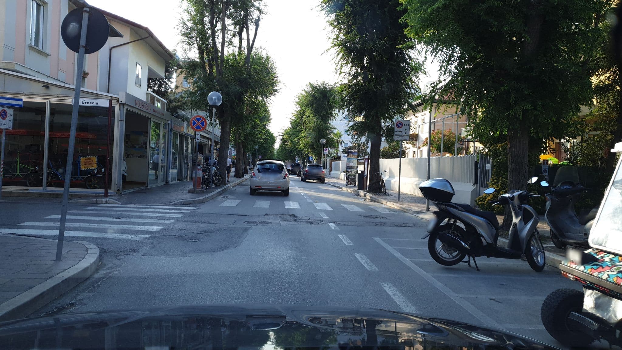 Street view near Rex Residence Hotel, Cattolica