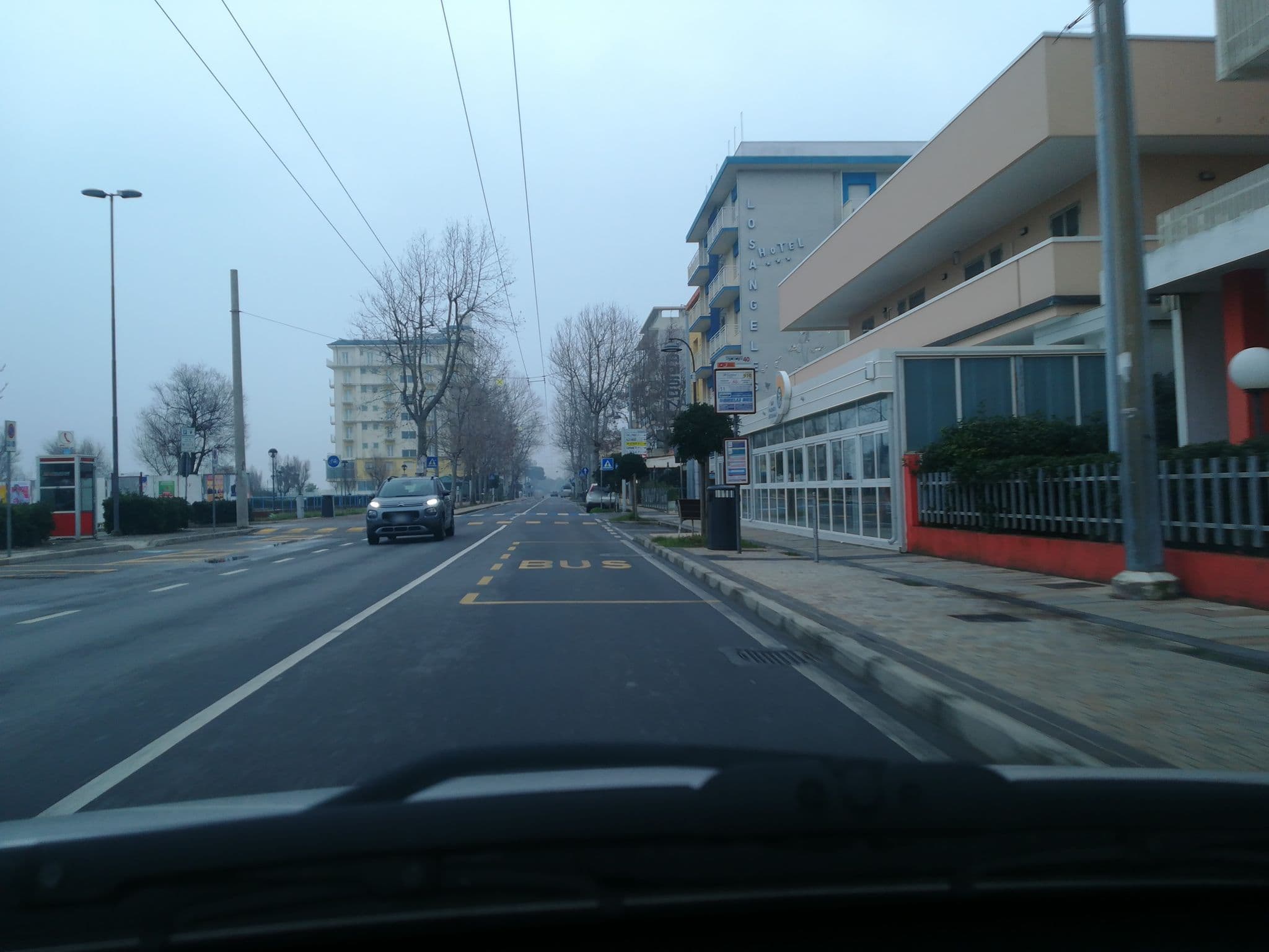 Street view near Gran San Bernardo, Riccione
