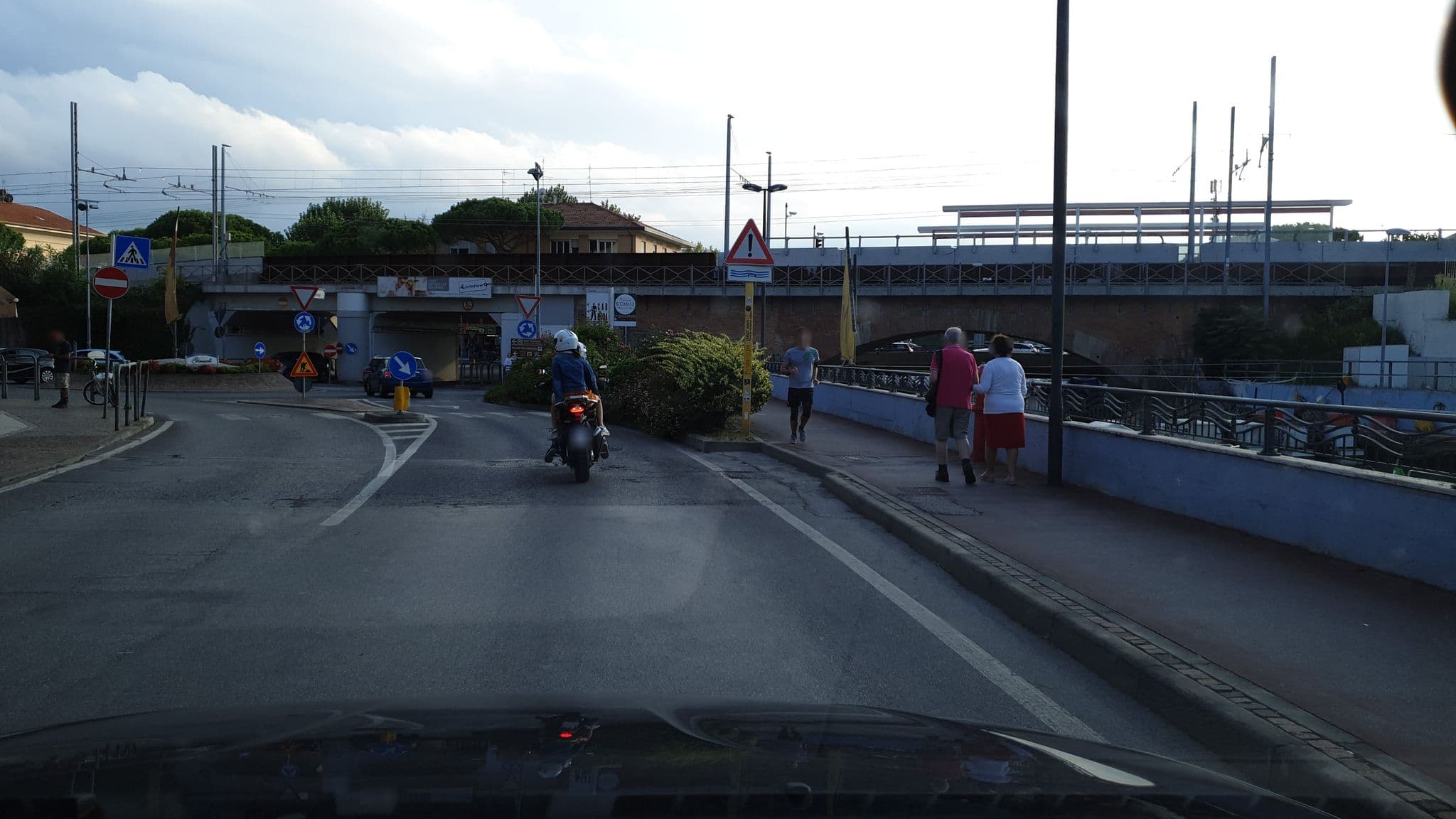 Street view near Alma Residenza, Riccione