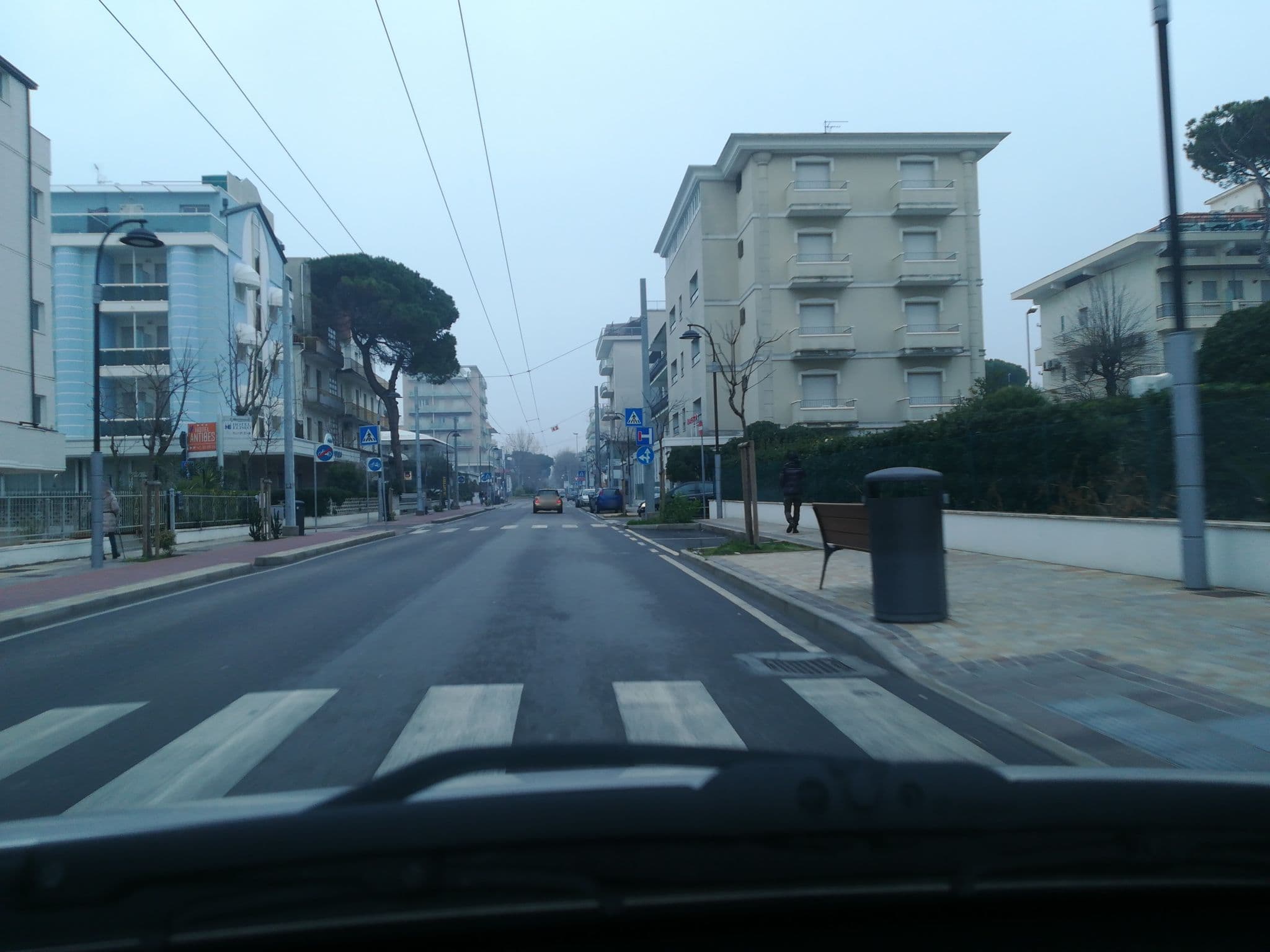 Street view near Imperiale, Riccione