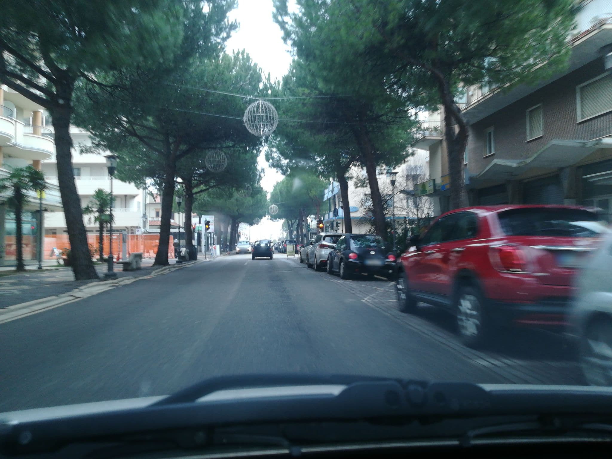 Street view near Tulipano, Riccione