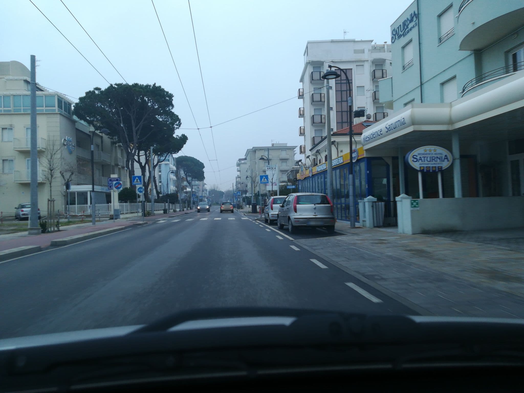 Street view near Saturnia, Riccione