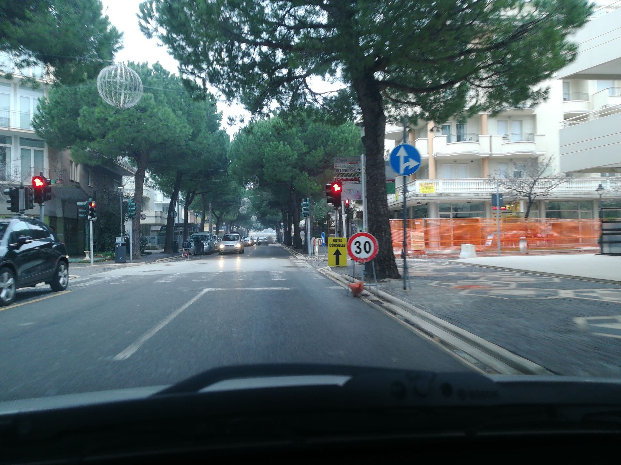 Street view near Vergilius, Riccione