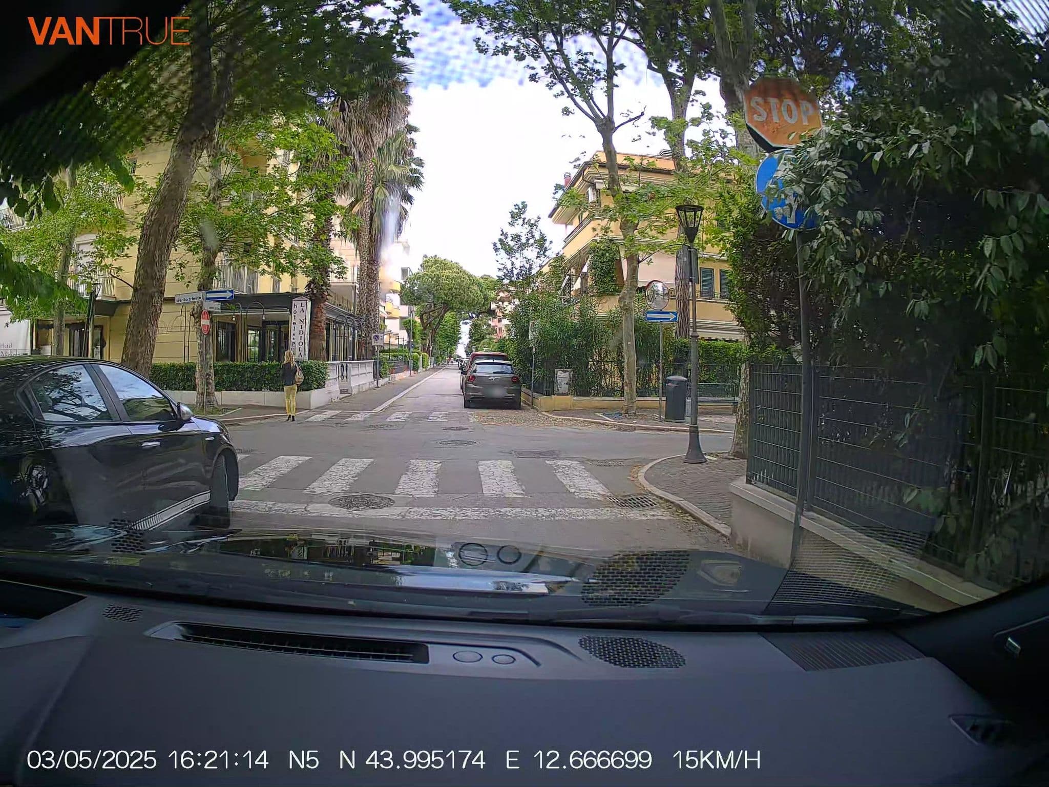 Street view near La Nidiola, Riccione
