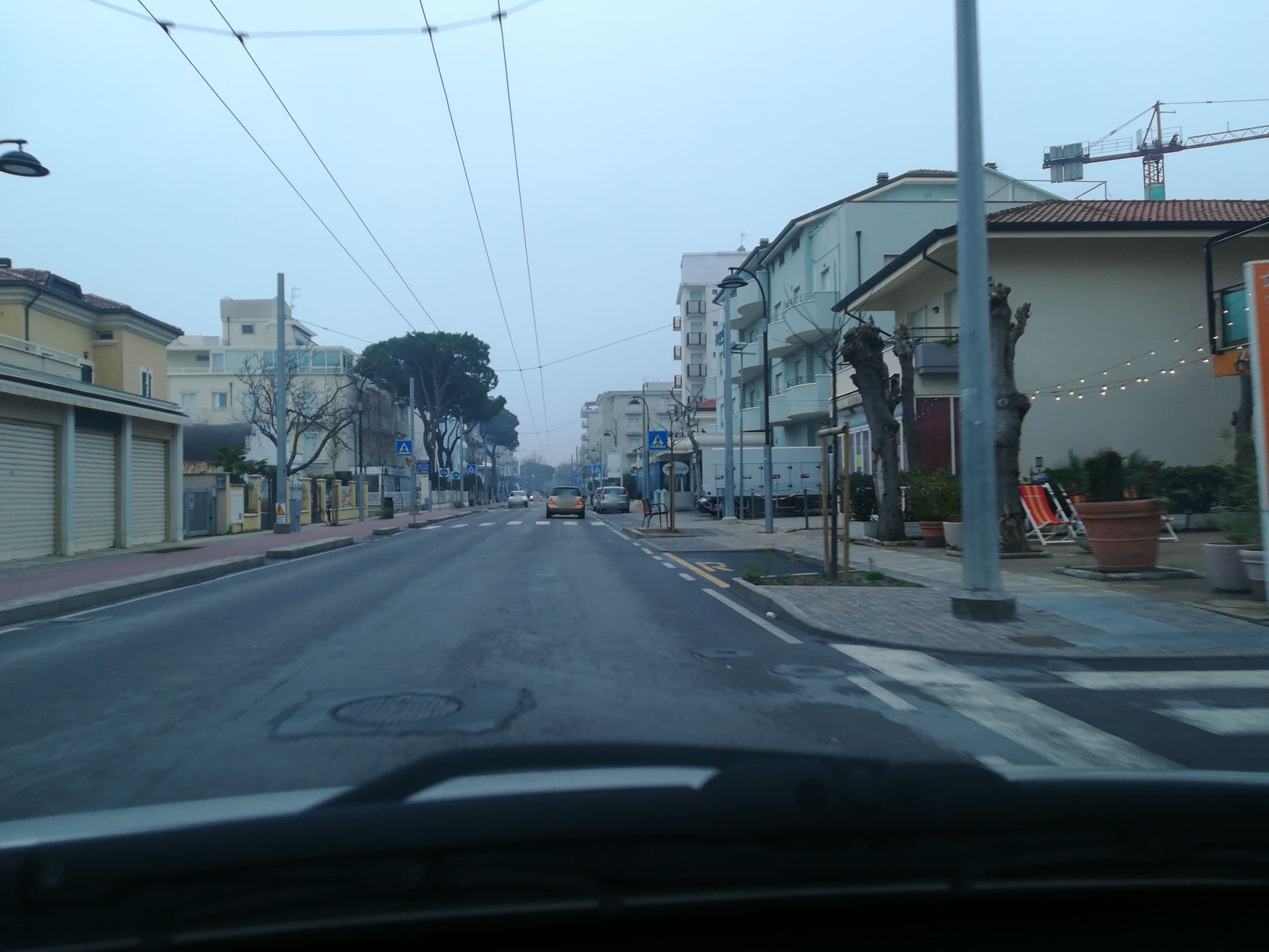 Street view near Avana, Riccione
