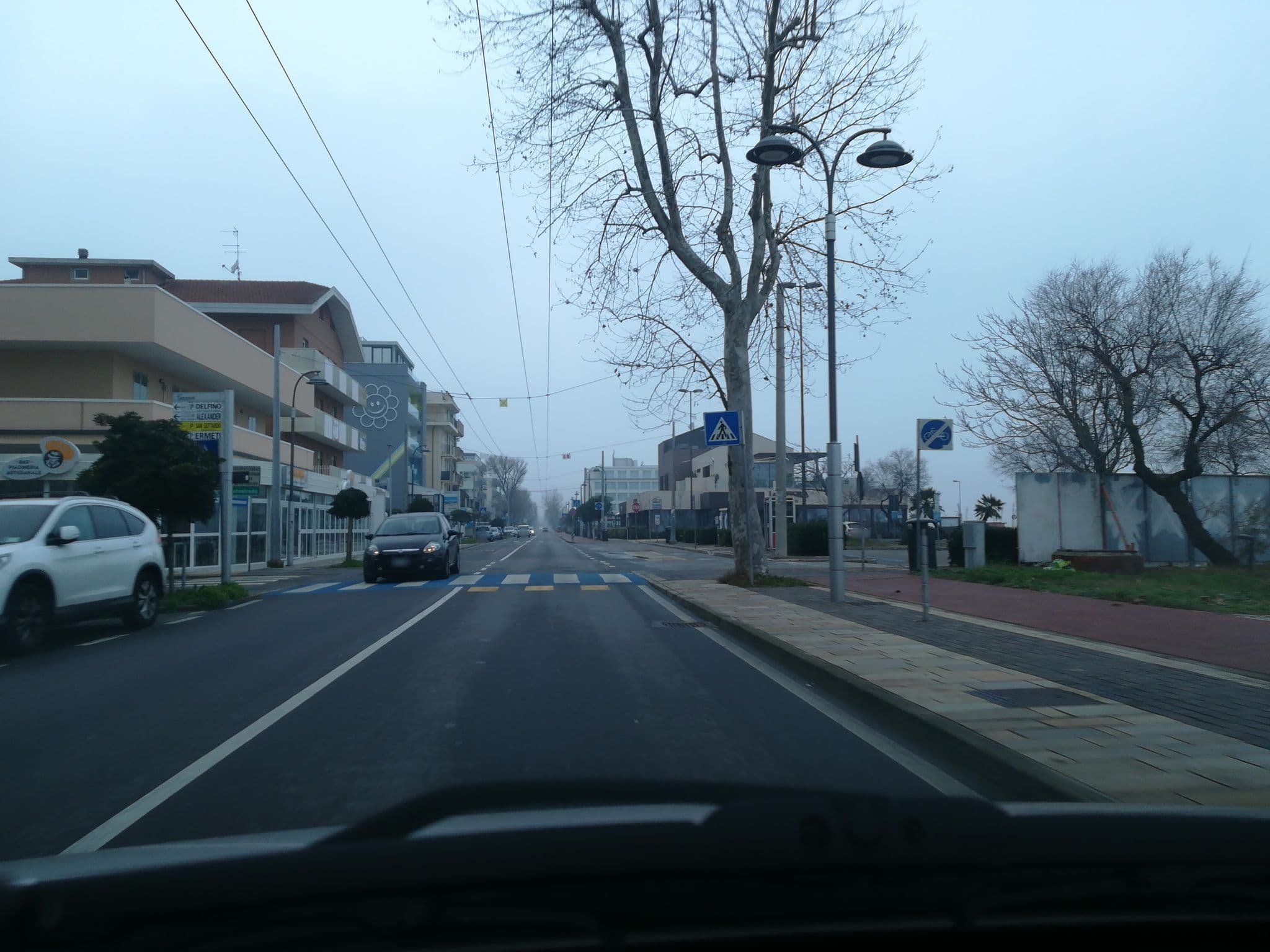 Street view near Los Angeles, Riccione