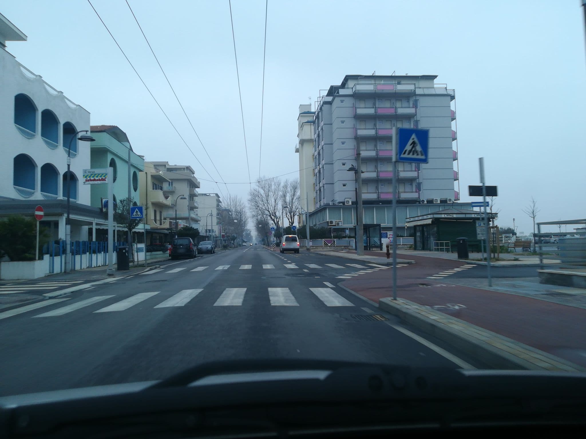 Street view near Adlon, Riccione