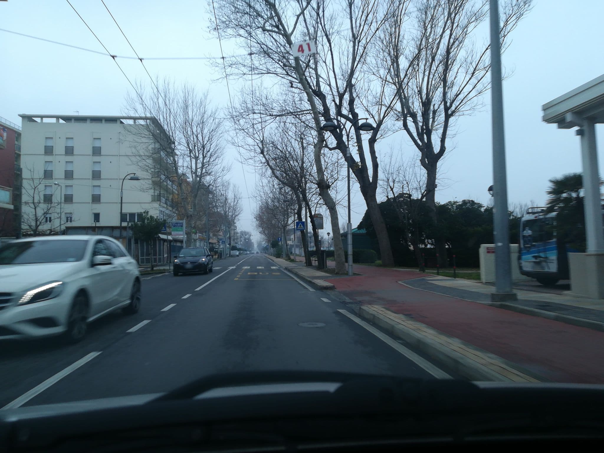 Street view near Fedora, Riccione