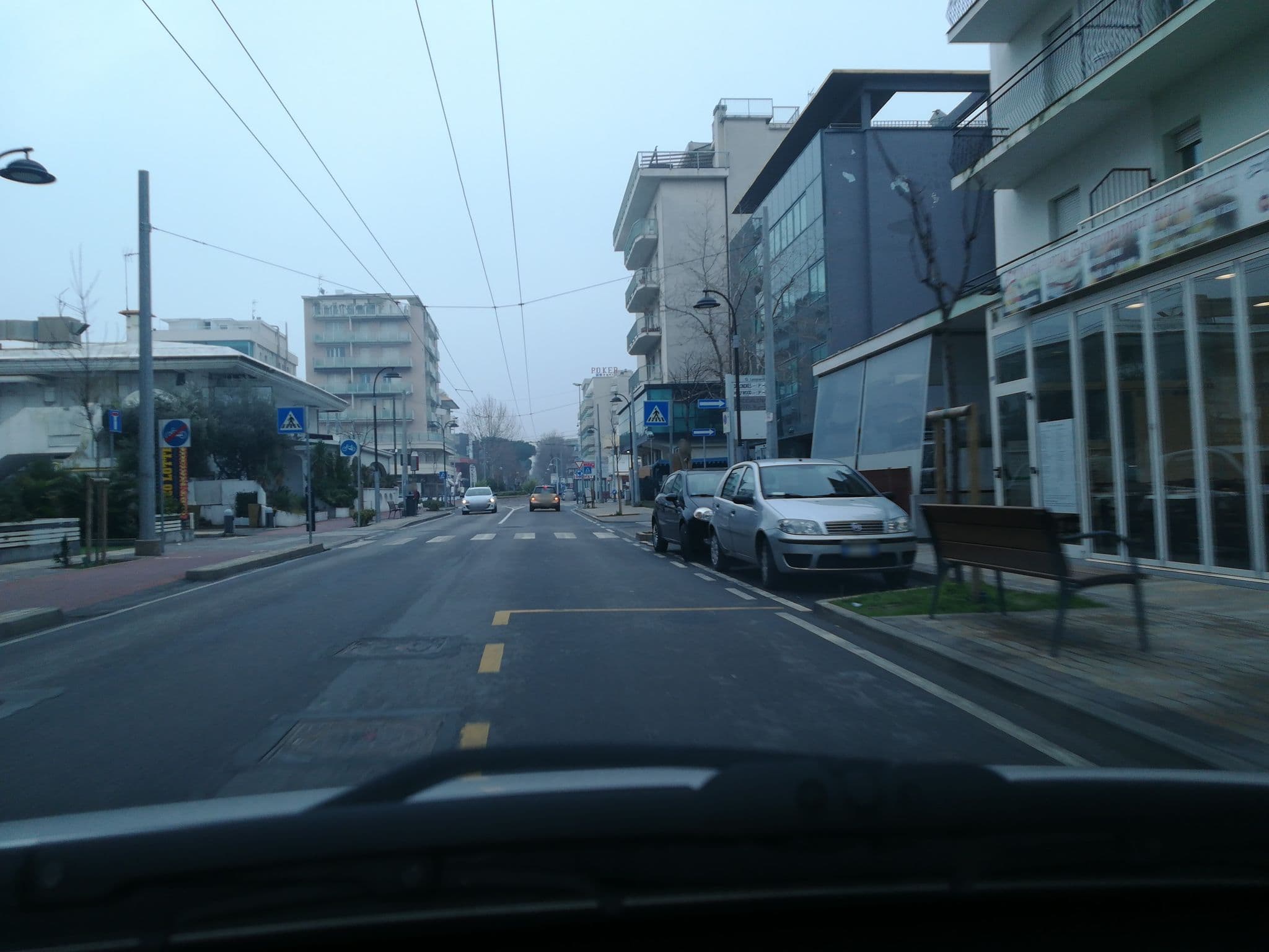 Street view near Perla Dependance, Riccione