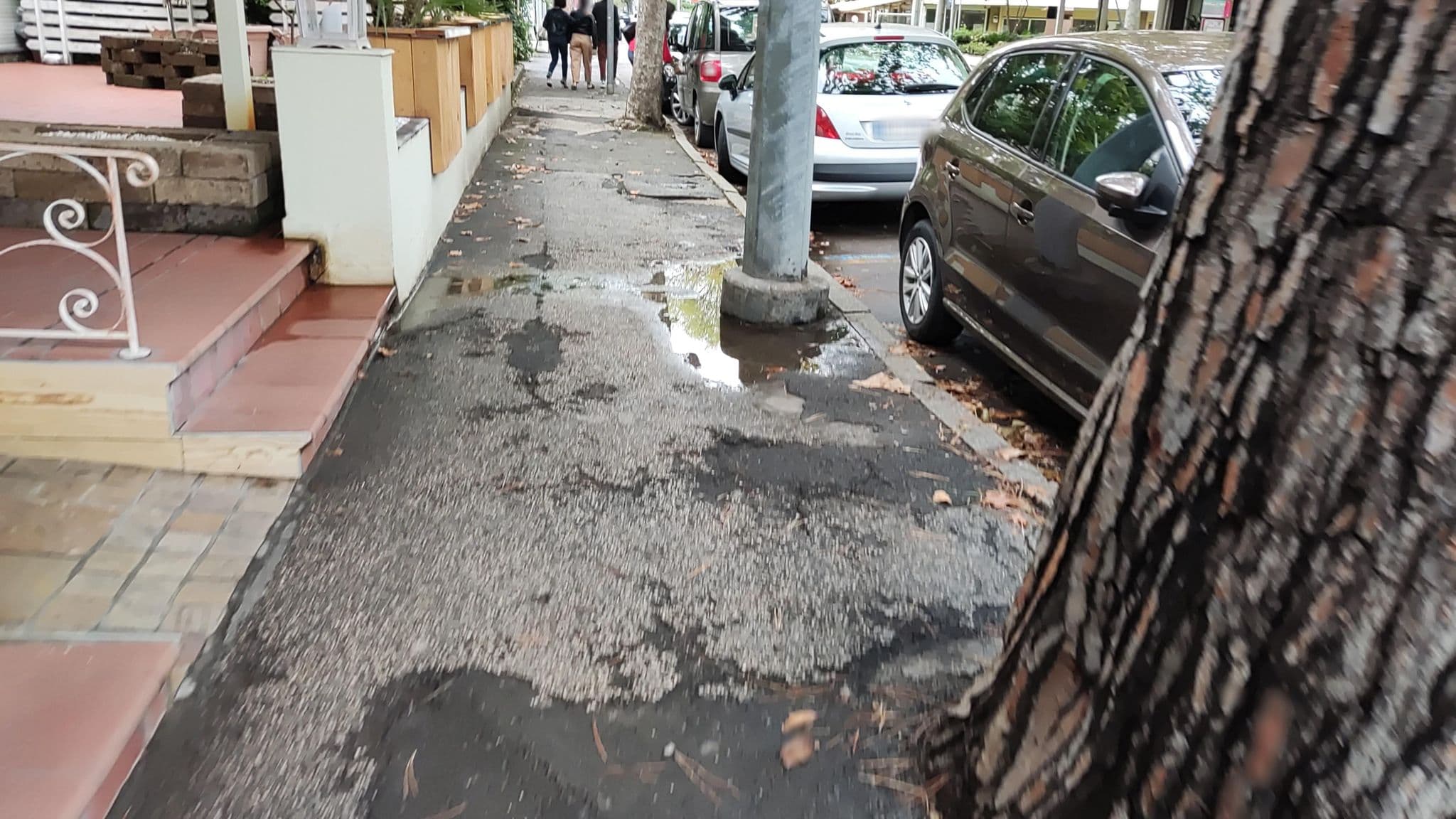 Street view near Garisenda, Riccione