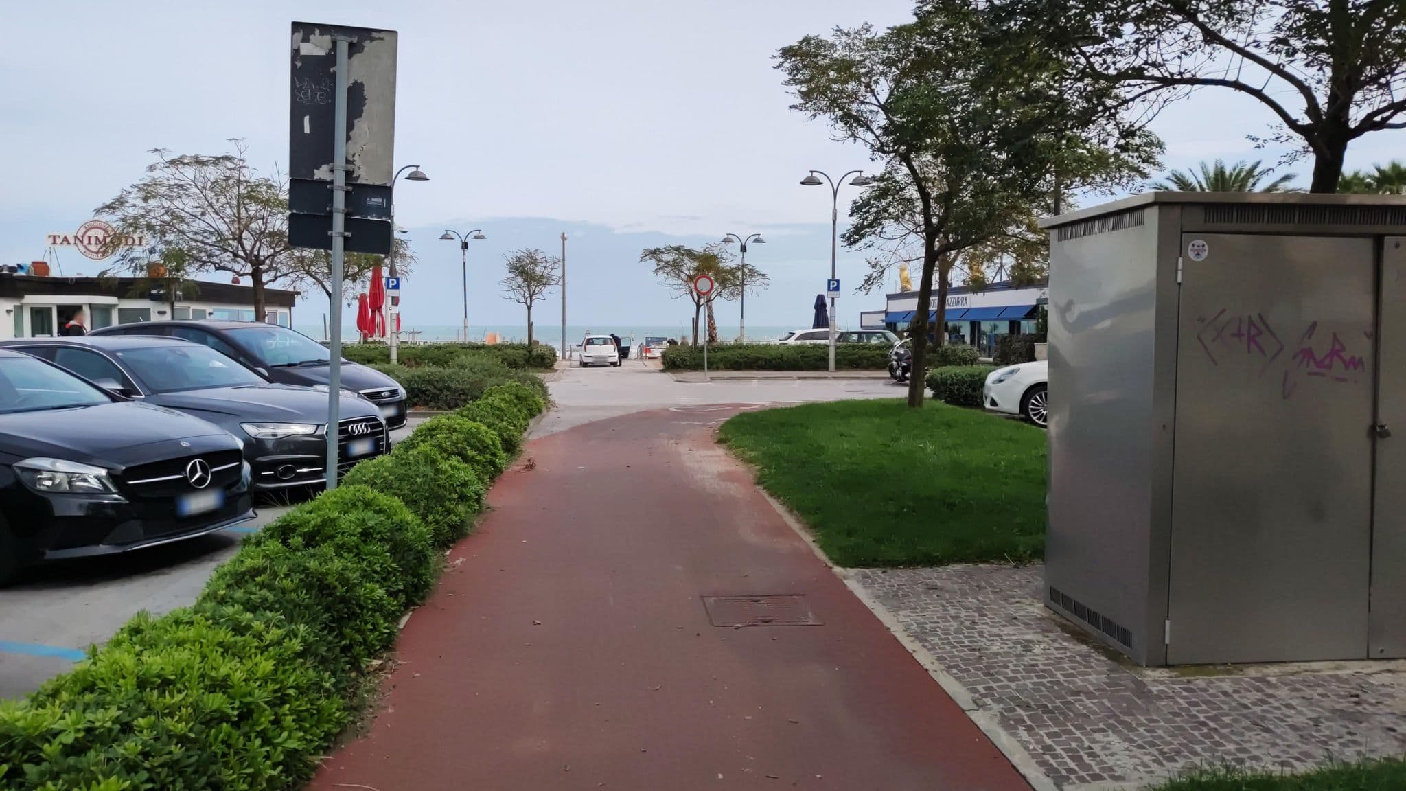 Street view near Commodore, Riccione