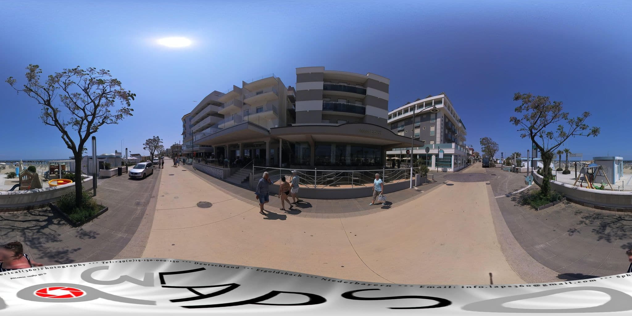 Street view near Hotel Eden, Bellaria-Igea Marina