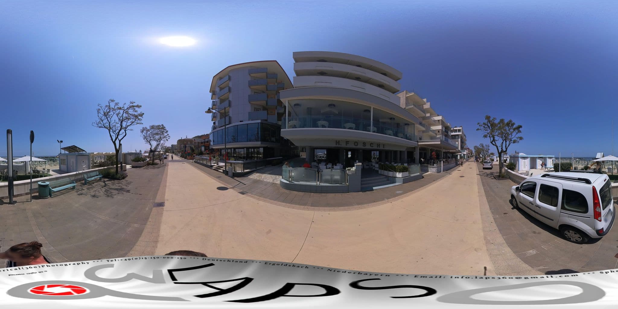Street view near Hotel Foschi, Bellaria-Igea Marina