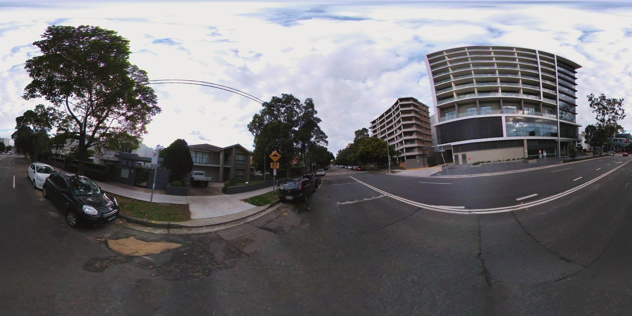 Street view near Quest, Chatswood — © aharvey (CC BY-SA · Mapillary)