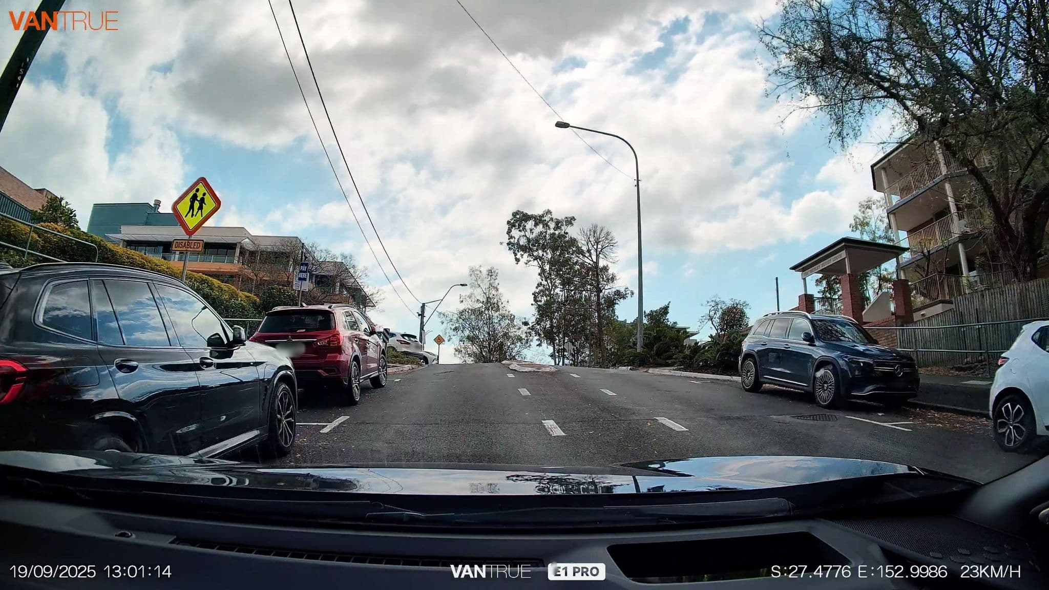 Street view near Wesley Rotary Lodge, Auchenflower — © davidar (CC BY-SA · Mapillary)