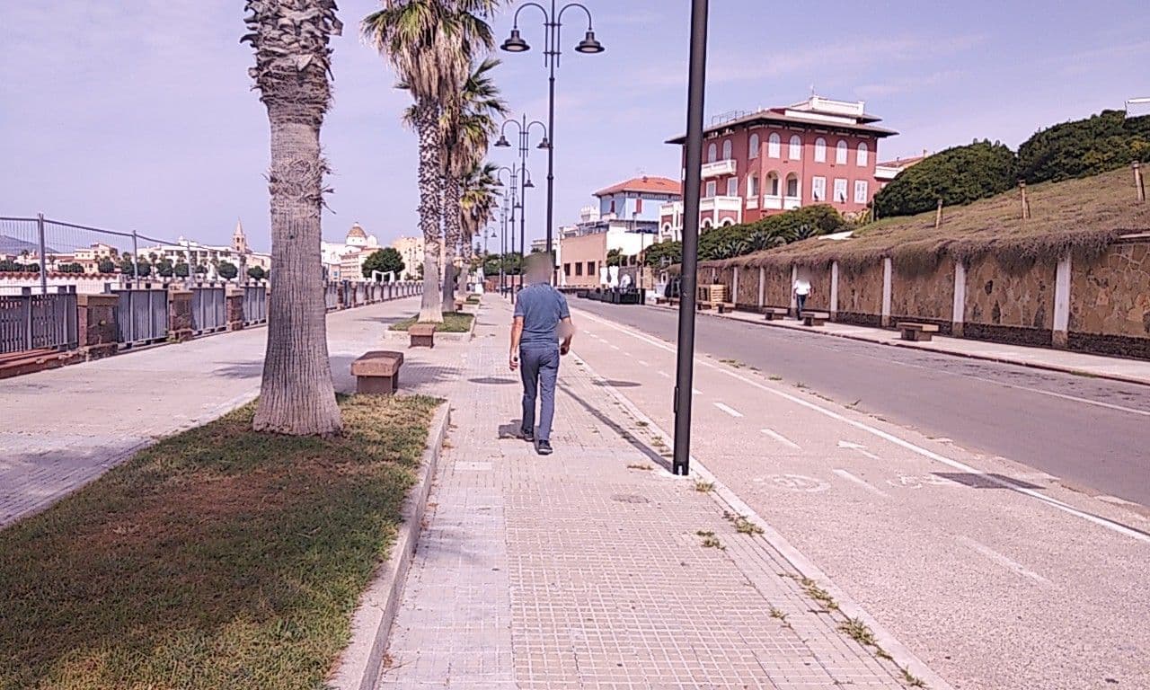Street view near VIlla Mosca, Alghero