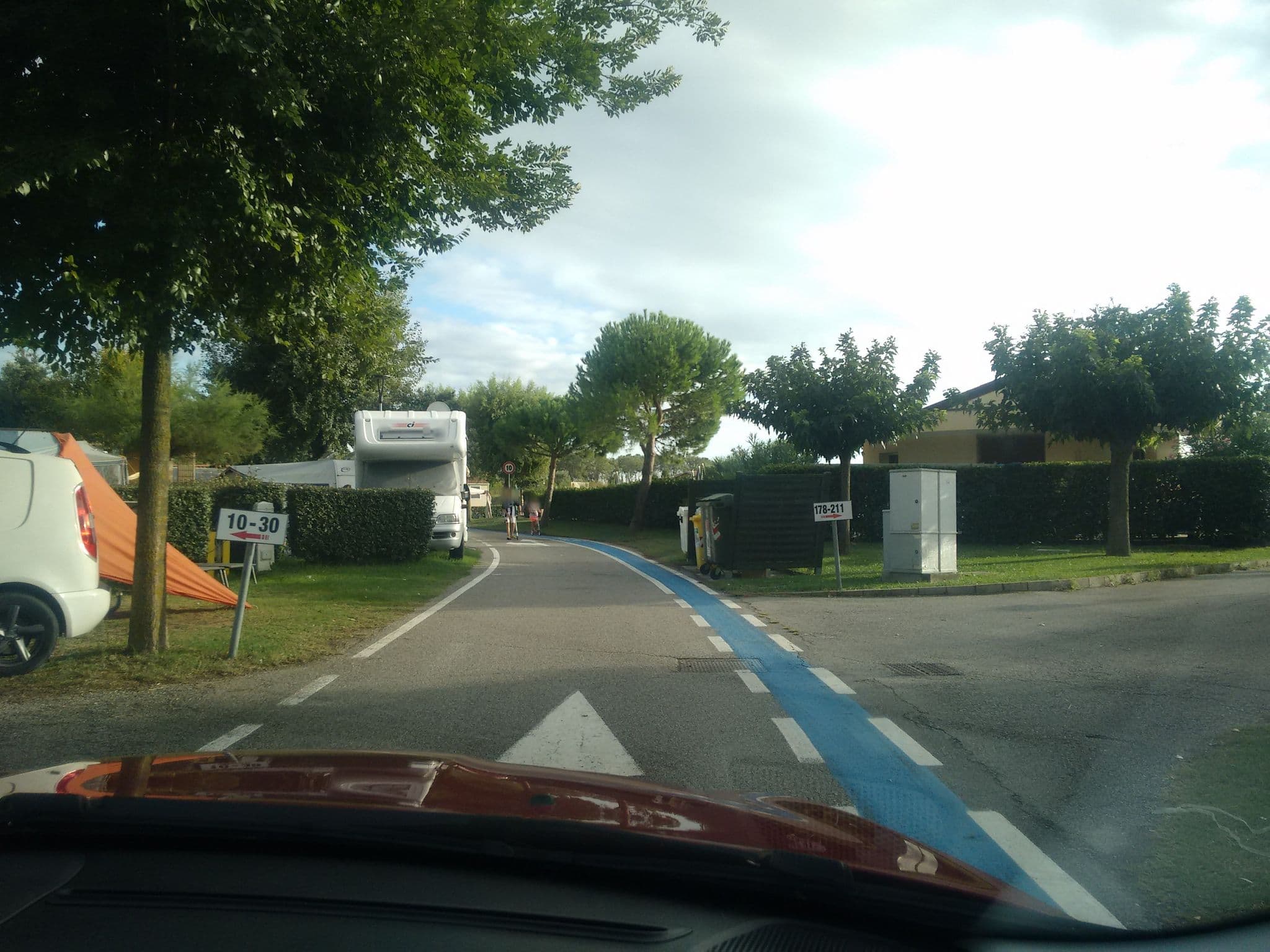 Street view near Camping Marelago, Caorle