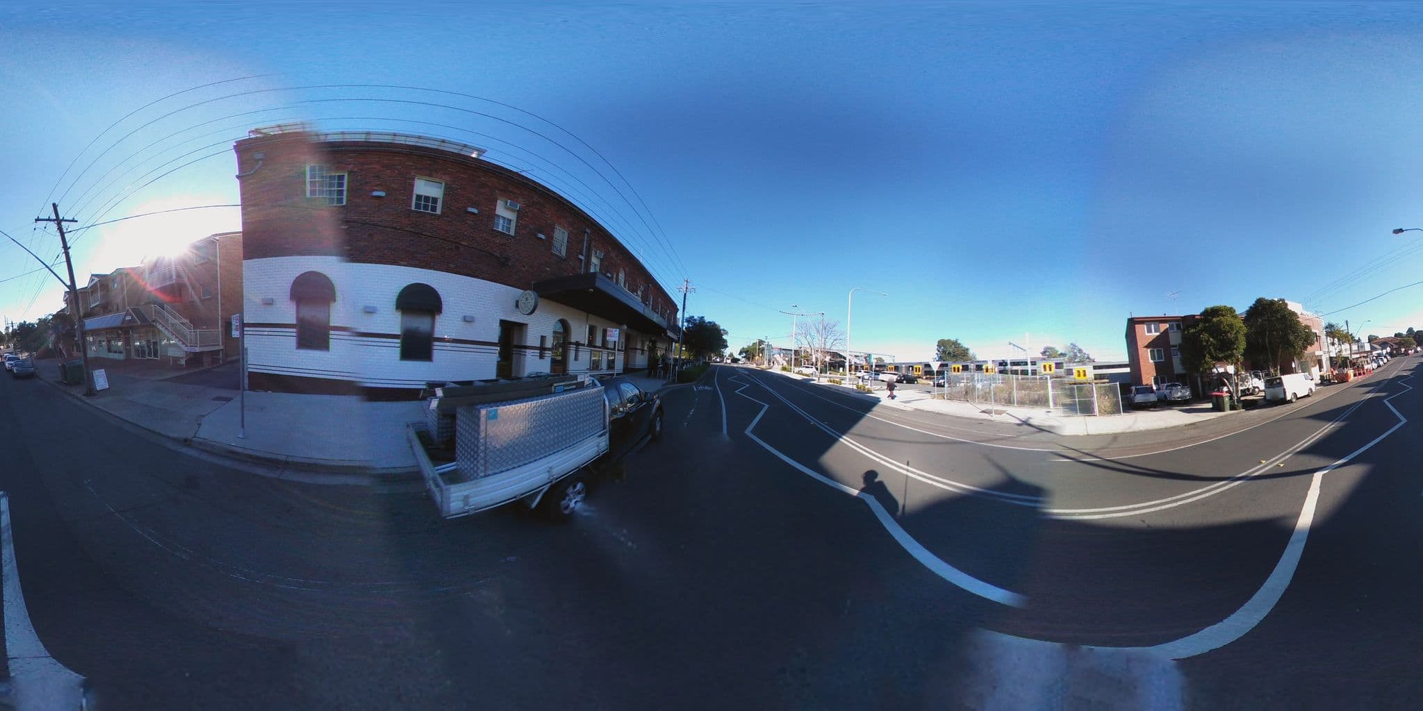 Street view near Hotel Concorde, Concord West — © aharvey (CC BY-SA · Mapillary)