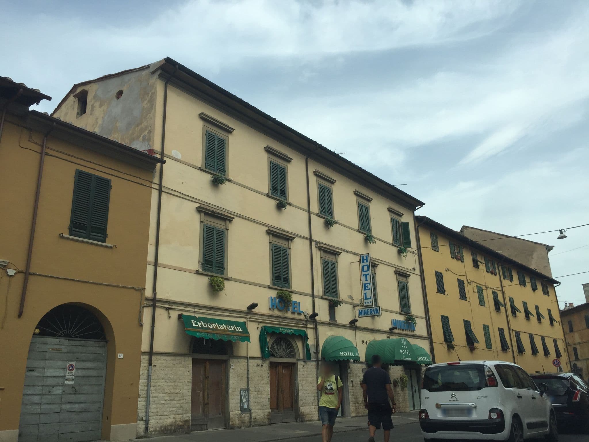 Street view near Hotel Minerva, Pisa