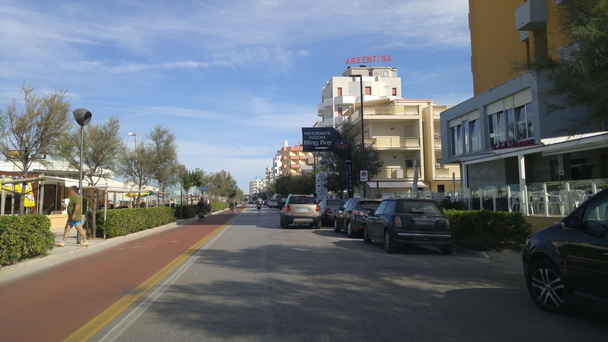 Street view near Hotel Sirena, Senigallia — © sorcrosc (CC BY-SA · Mapillary)