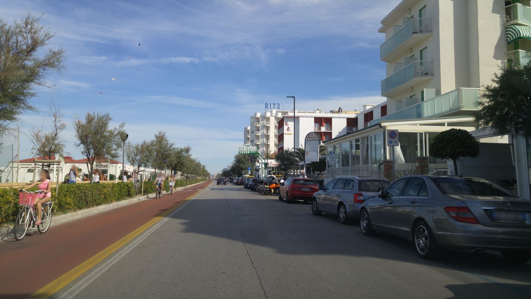 Street view near Hotel Sole, Senigallia — © sorcrosc (CC BY-SA · Mapillary)