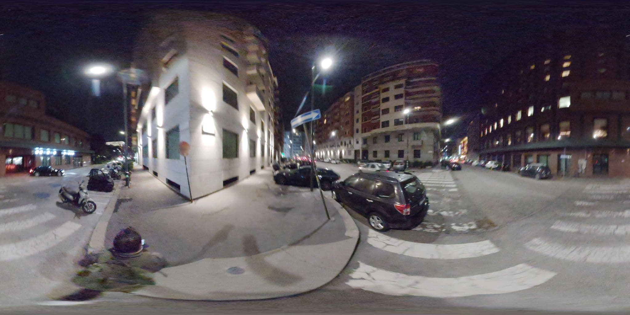 Street view near The Westin Palace, Brera
