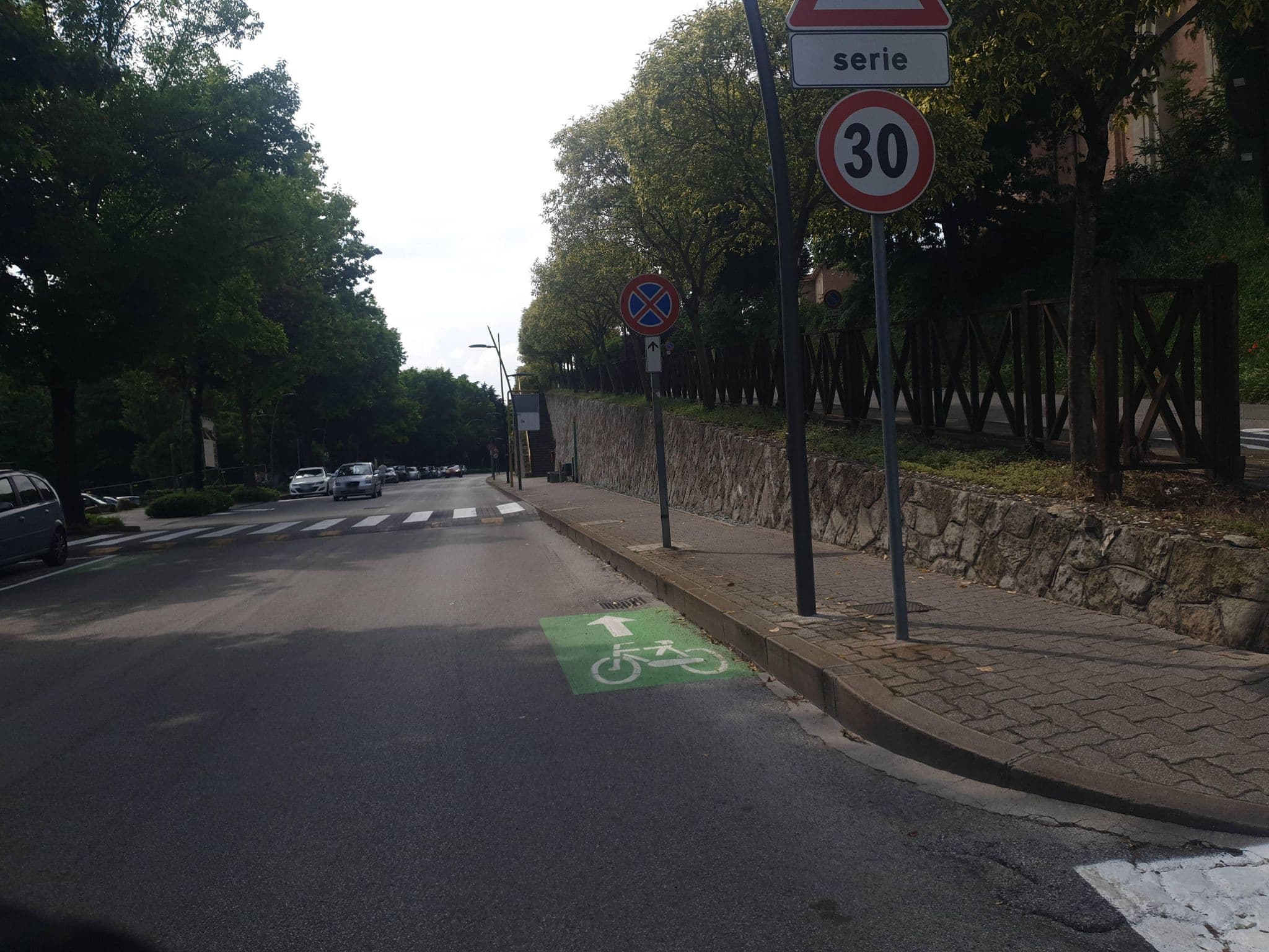 Street view near Hotel Marco Polo, Montegrotto Terme — © voschix (CC BY-SA · Mapillary)