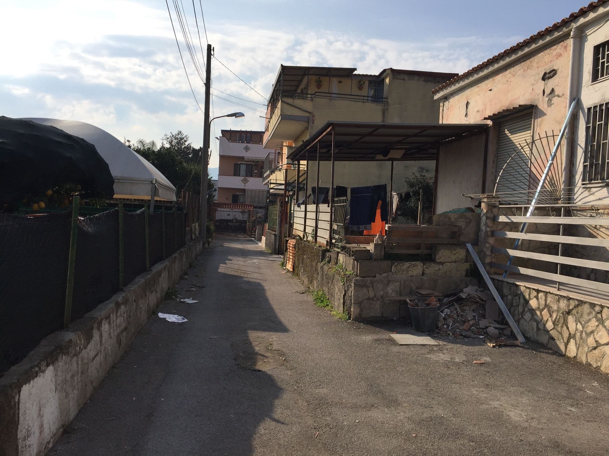 Street view near Area di Sosta della Famiglia Ametrano, Pompei — © richlv (CC BY-SA · Mapillary)