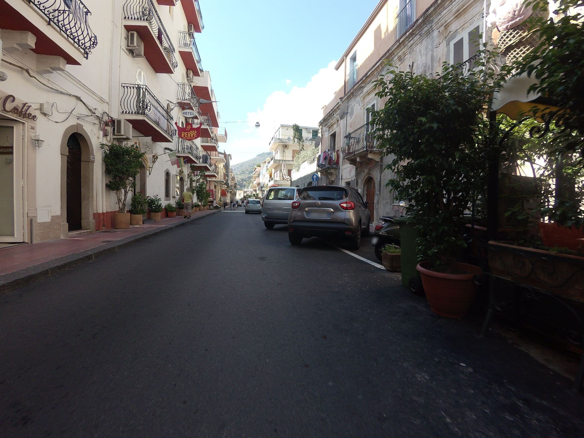 Street view near Hotel delle Palme, Letojanni — © posiki (CC BY-SA · Mapillary)