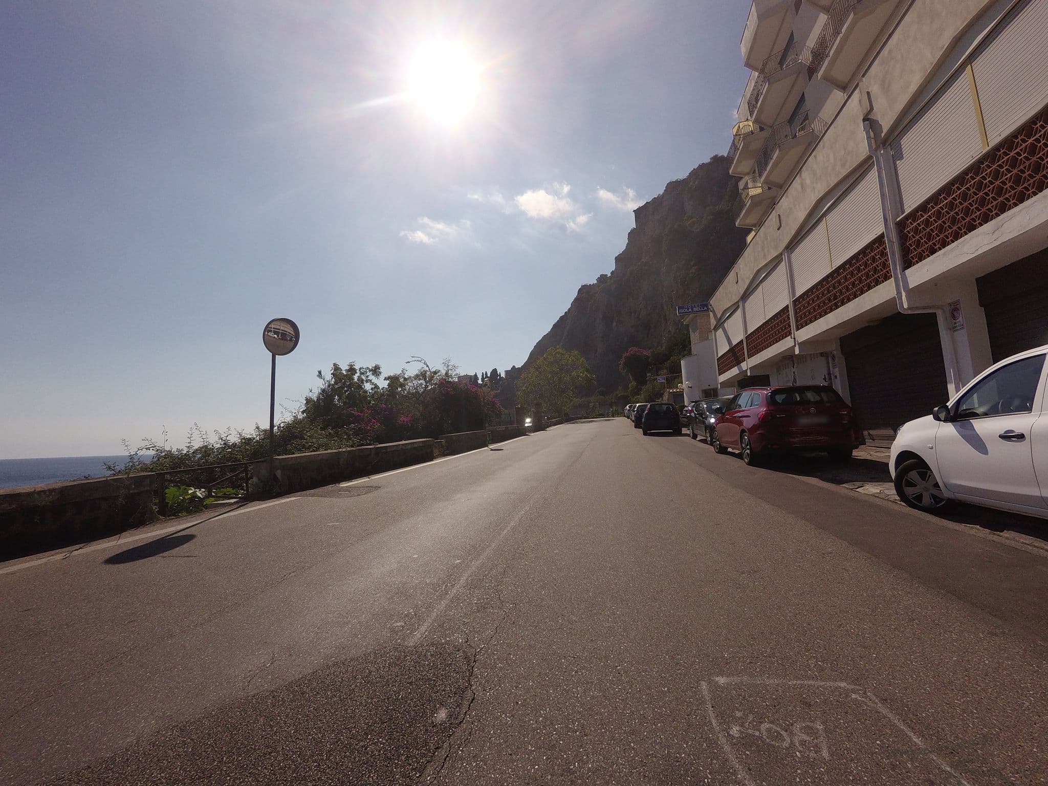 Street view near Hotel Isola Bella, Taormina — © posiki (CC BY-SA · Mapillary)
