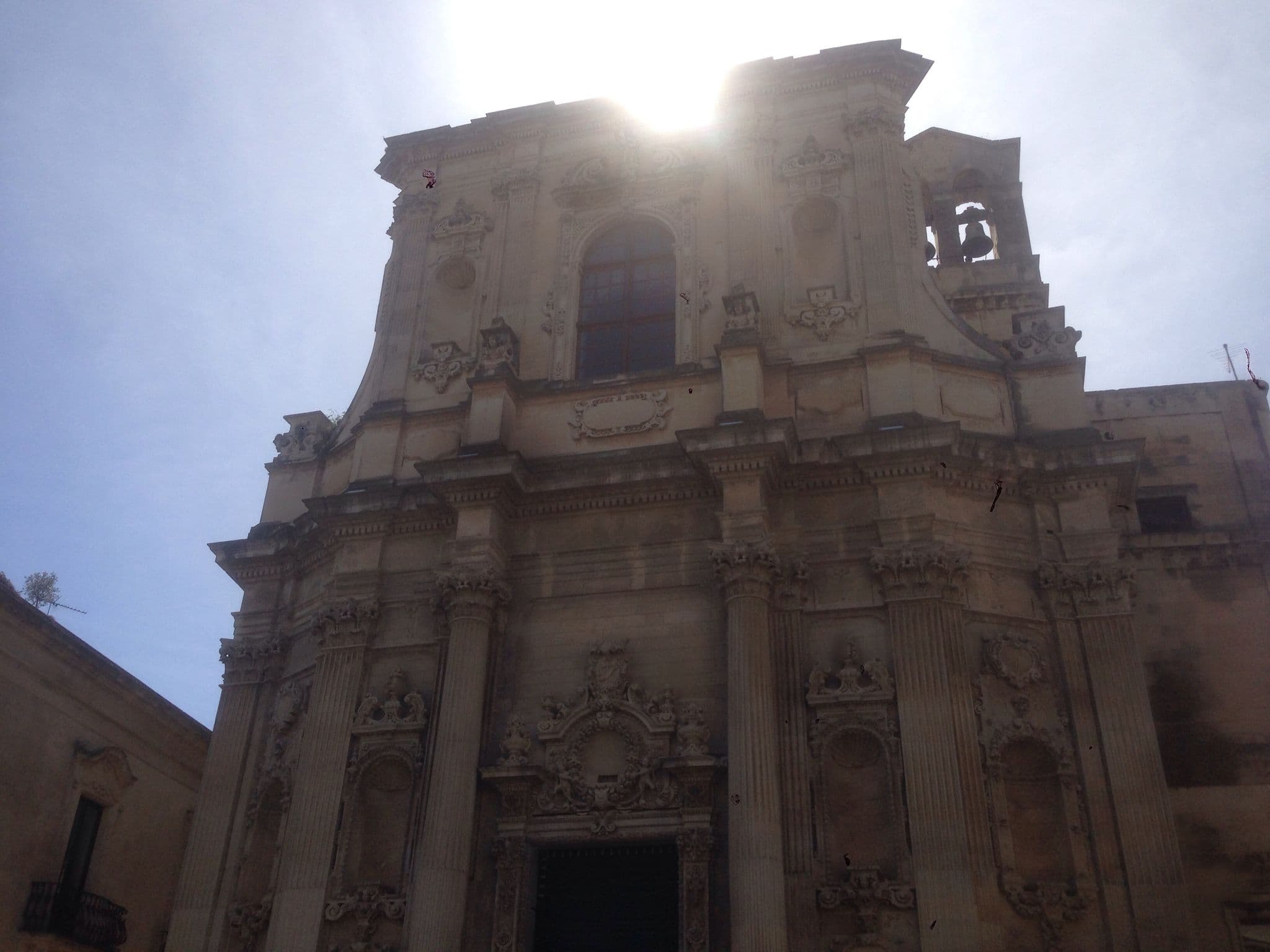 Street view near Hotel Santa Chiara, Lecce