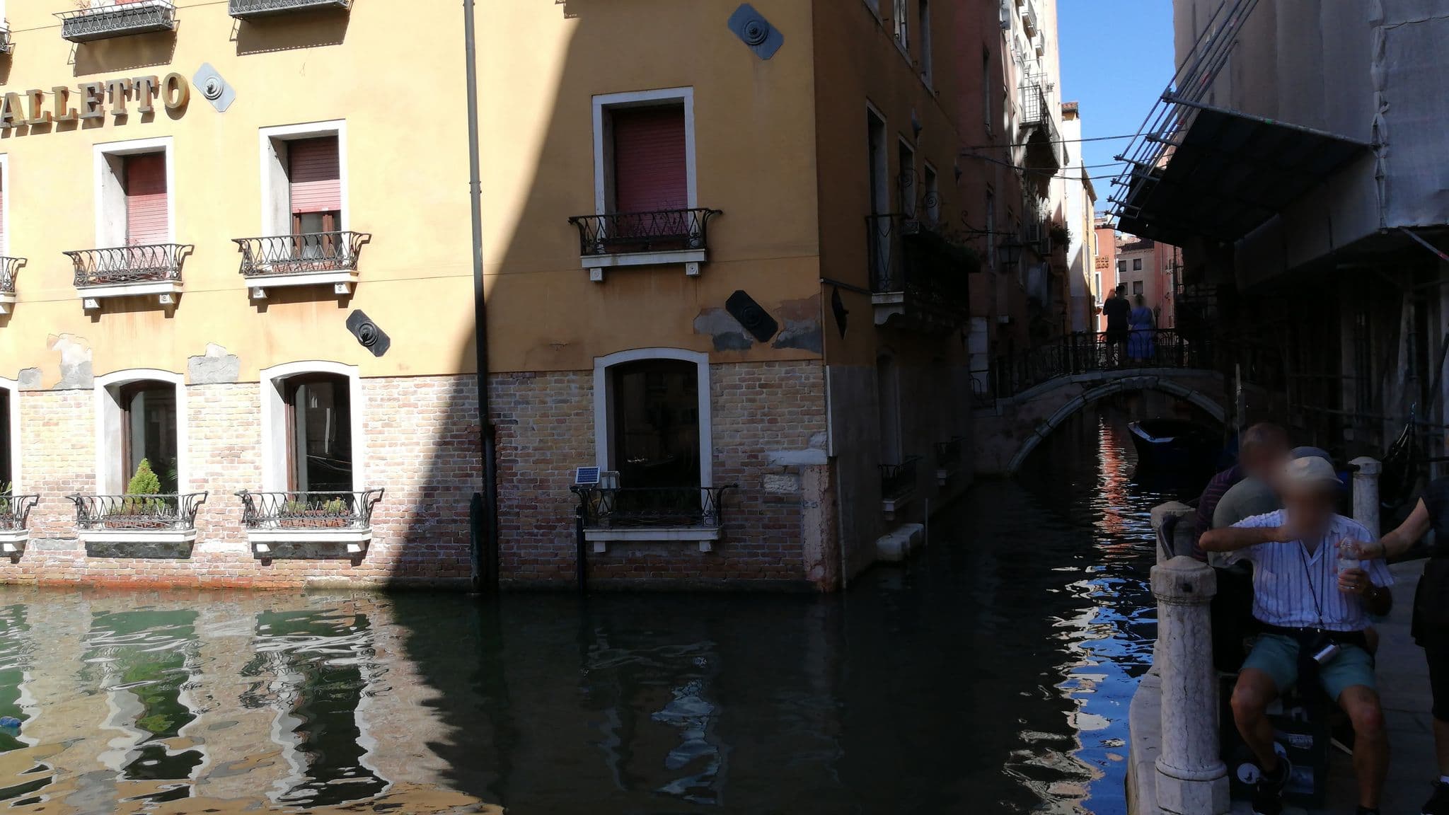 Street view near Hotel Cavalletto, Venice — © gzin (CC BY-SA · Mapillary)