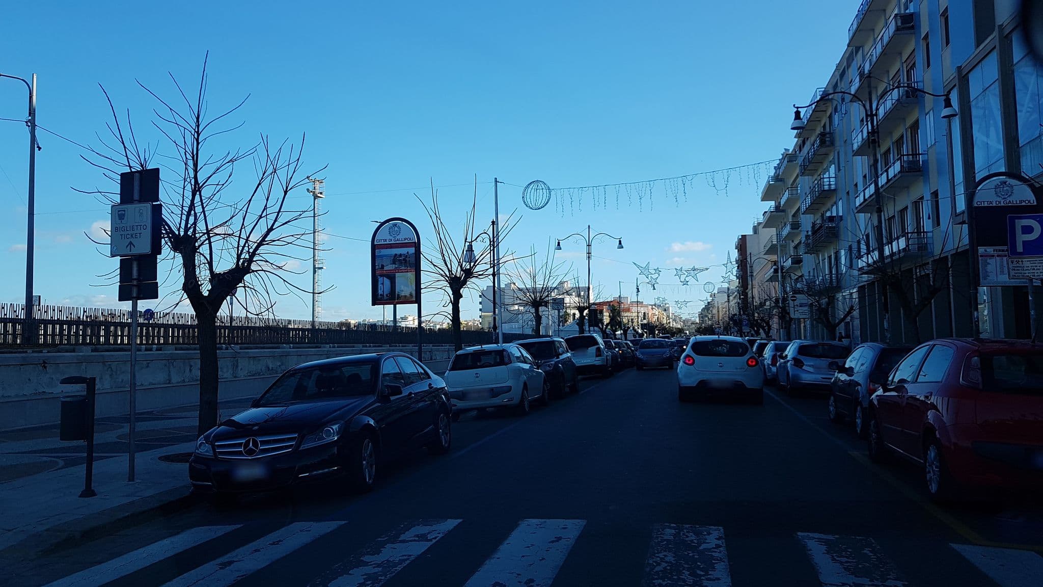 Street view near BellaVista Club Hotel, Gallipoli — © ale_zena_it (CC BY-SA · Mapillary)