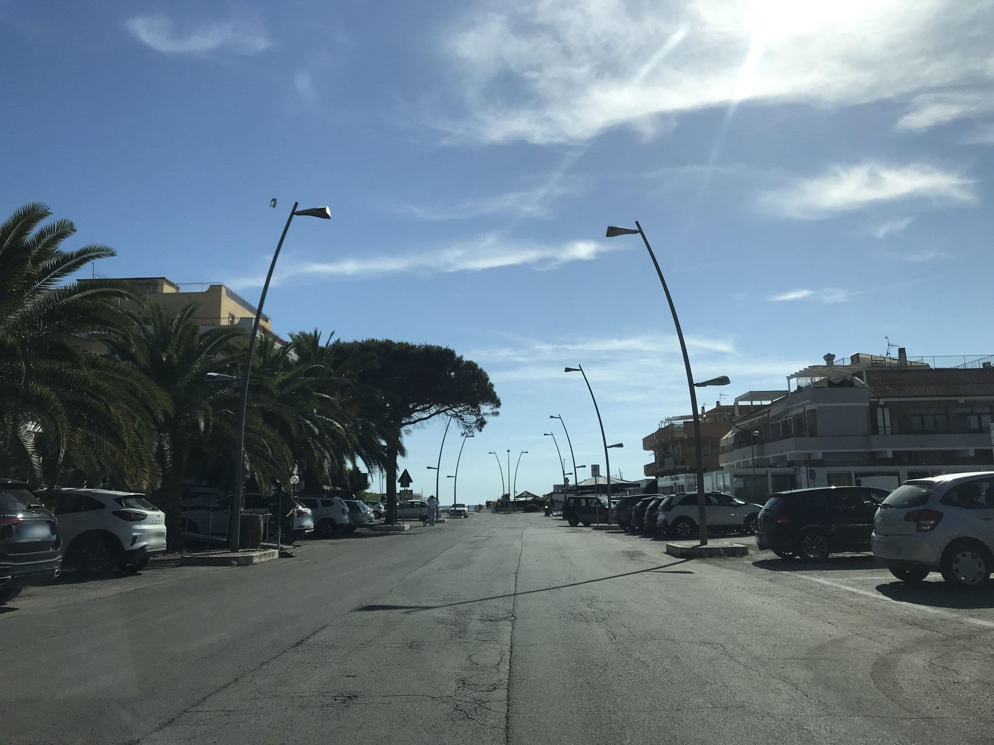 Street view near Grand Hotel Helios, Tarquinia — © panbauletto (CC BY-SA · Mapillary)