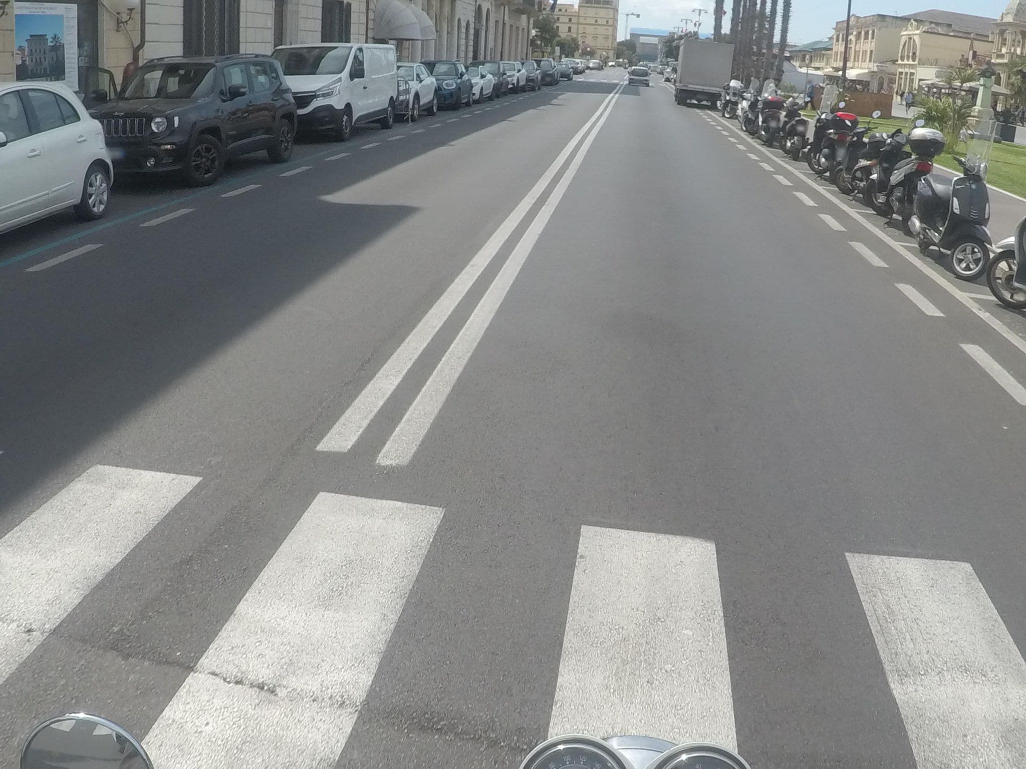 Street view near Hotel Bristol, Viareggio — © cxc (CC BY-SA · Mapillary)