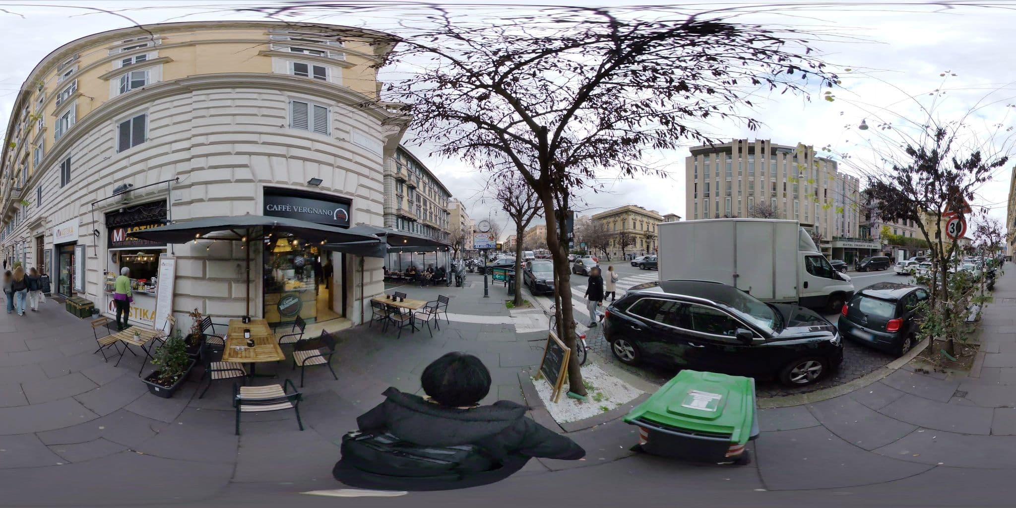 Street view near TwentyOne Hotel, Prati — © akiyoshiii213 (CC BY-SA · Mapillary)