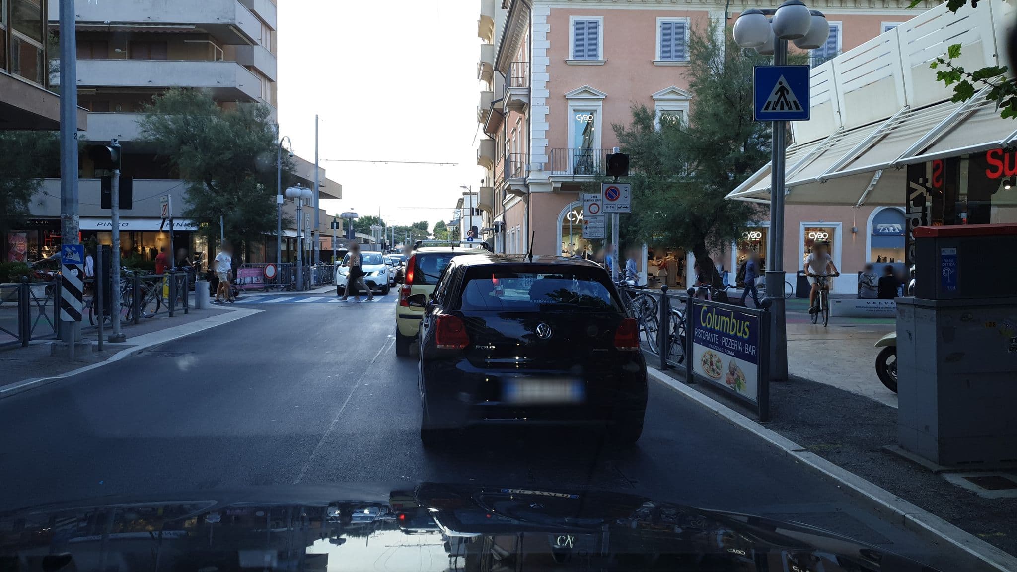 Street view near Alaska, Riccione