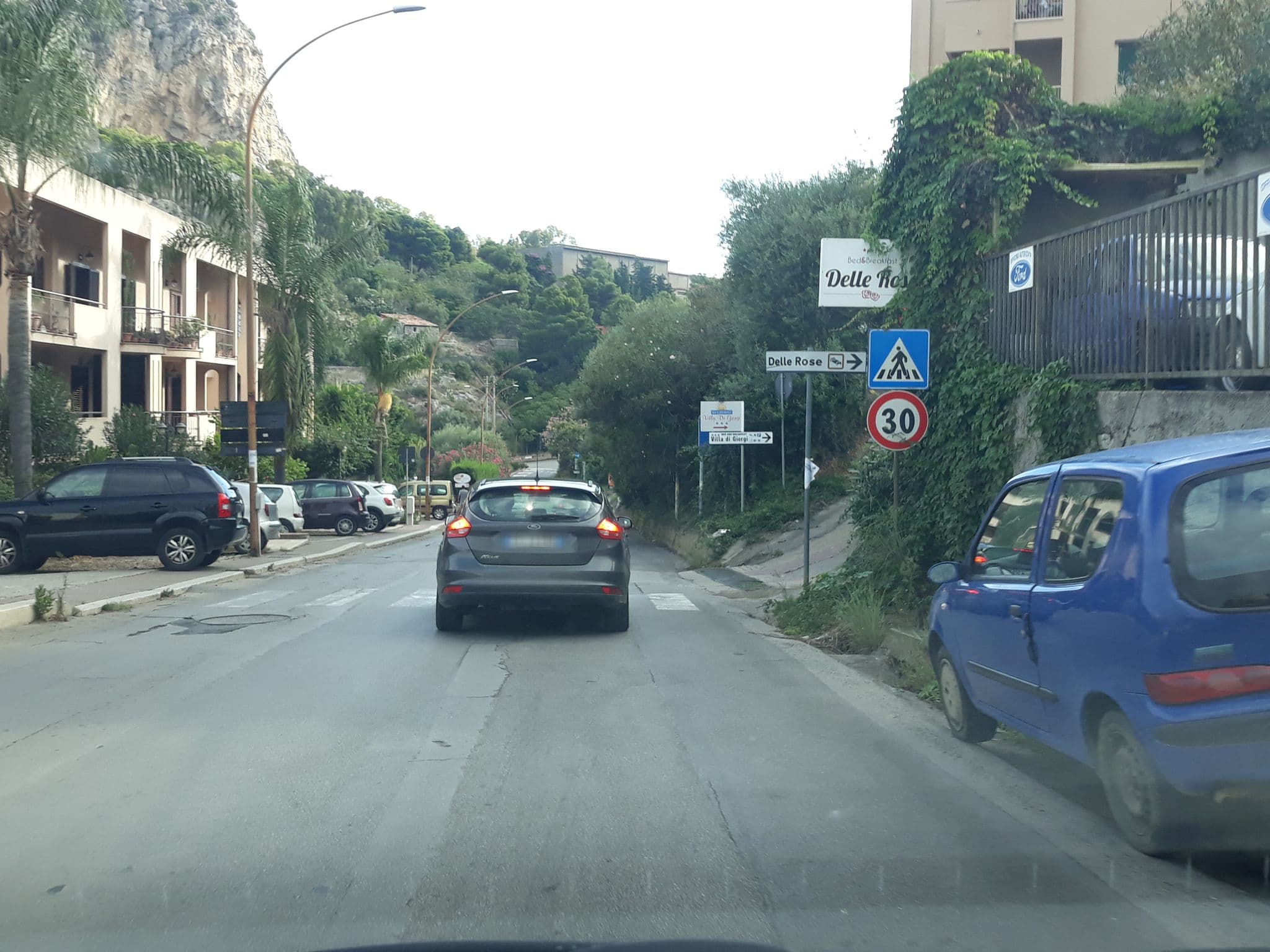 Street view near Delle Rose, Cefalù — © roberto_inzerillo (CC BY-SA · Mapillary)