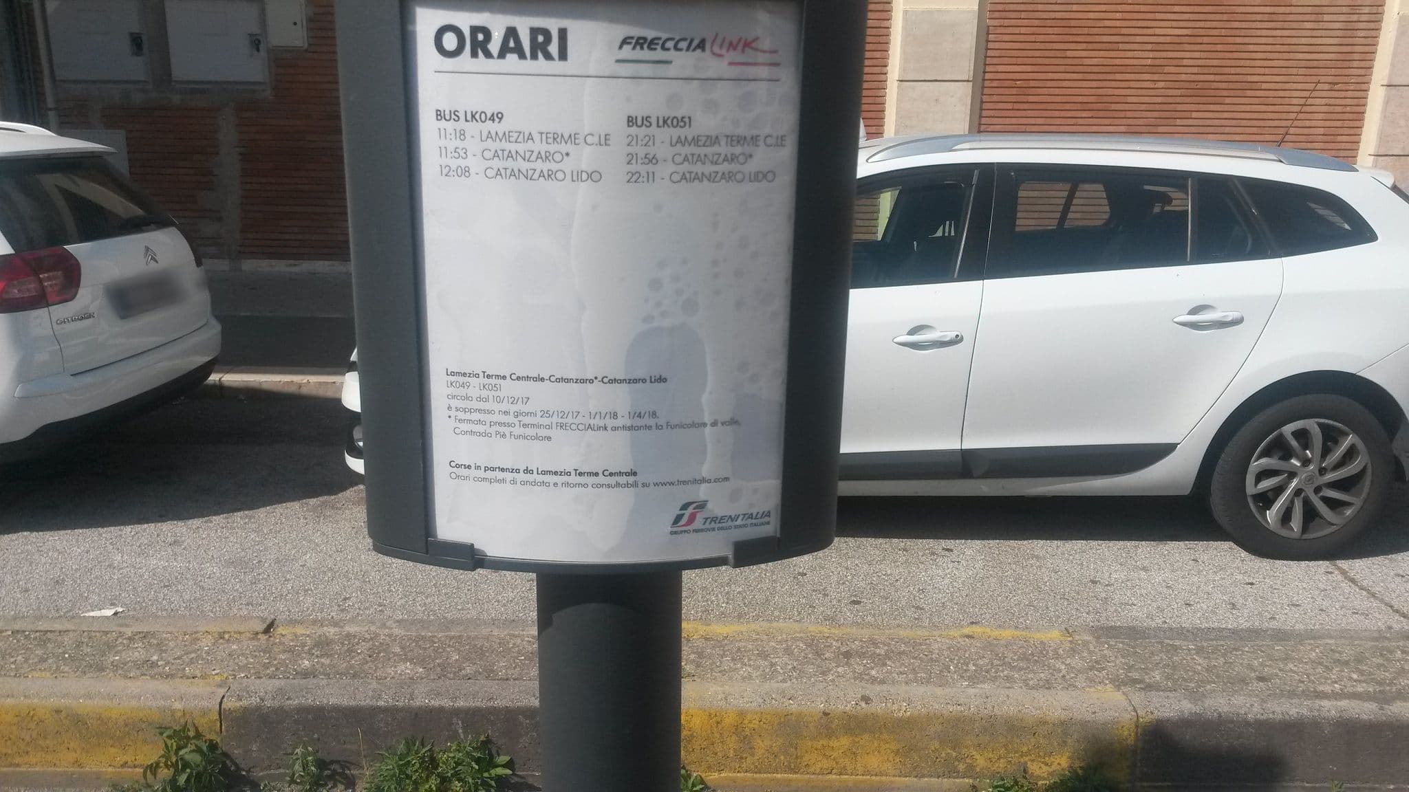 Street view near Grand Hotel Lamezia, Santa Eufemia Lamezia — © partyfan (CC BY-SA · Mapillary)