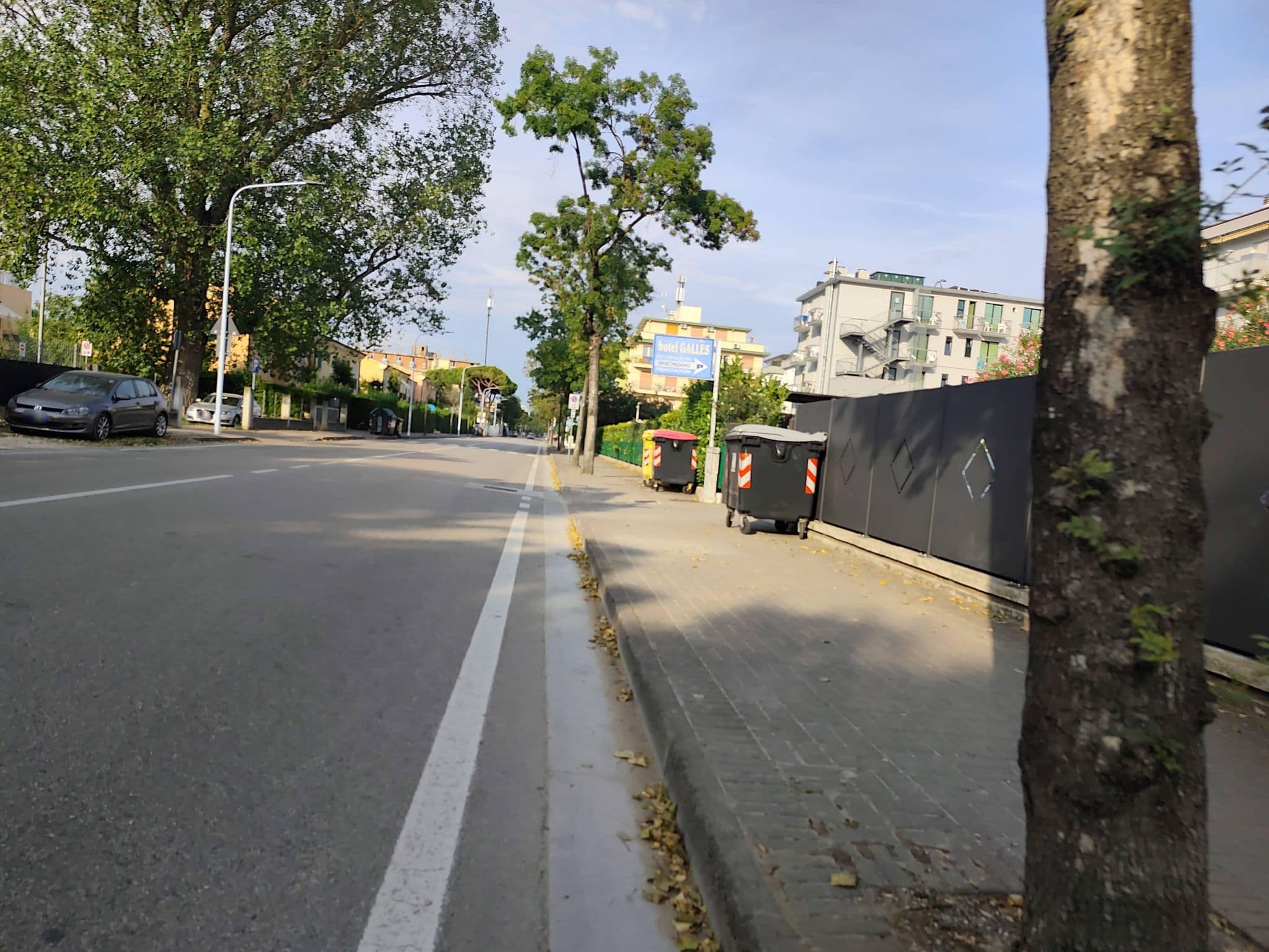 Street view near Galles, Lido di Jesolo