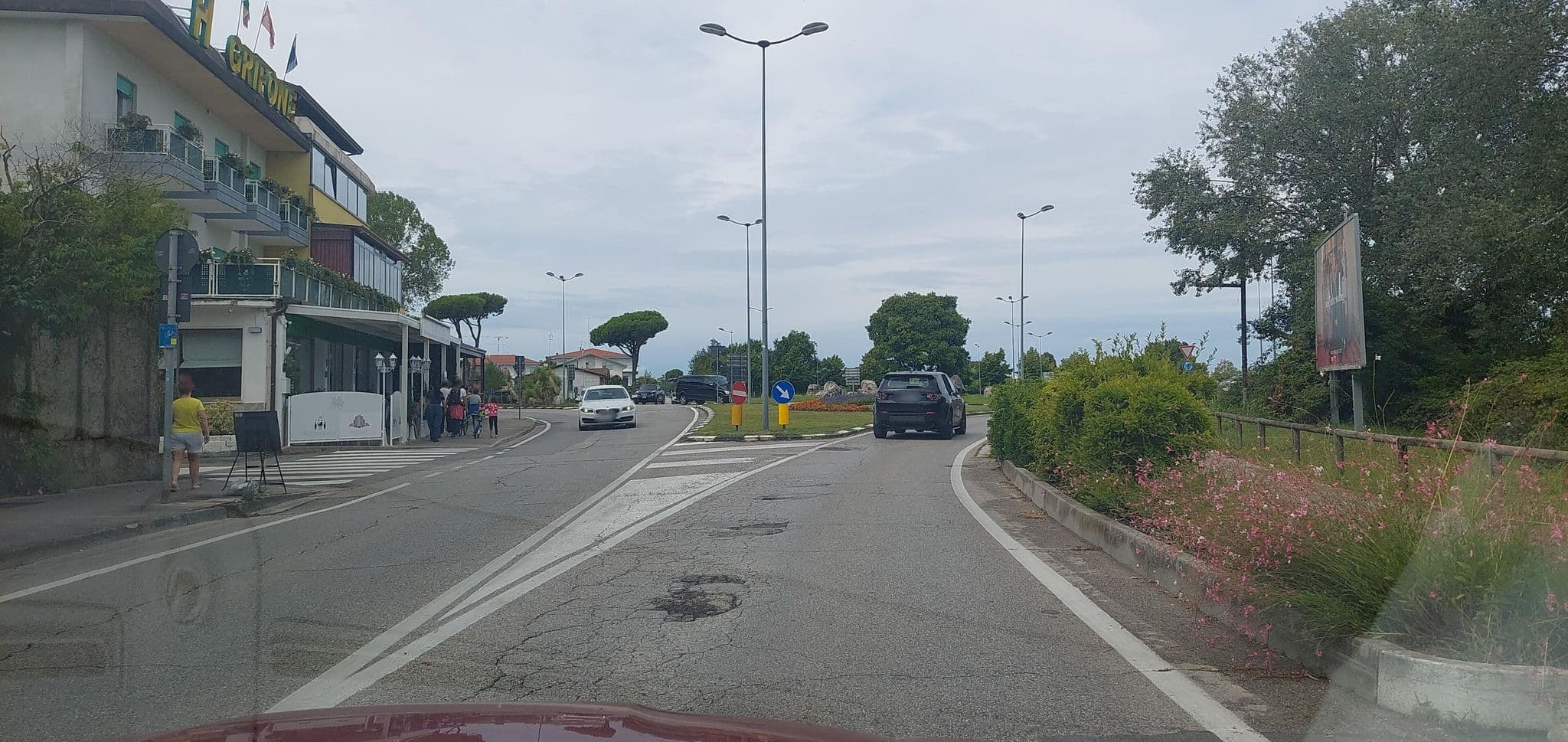 Street view near Albergo Grifone, Lido di Jesolo