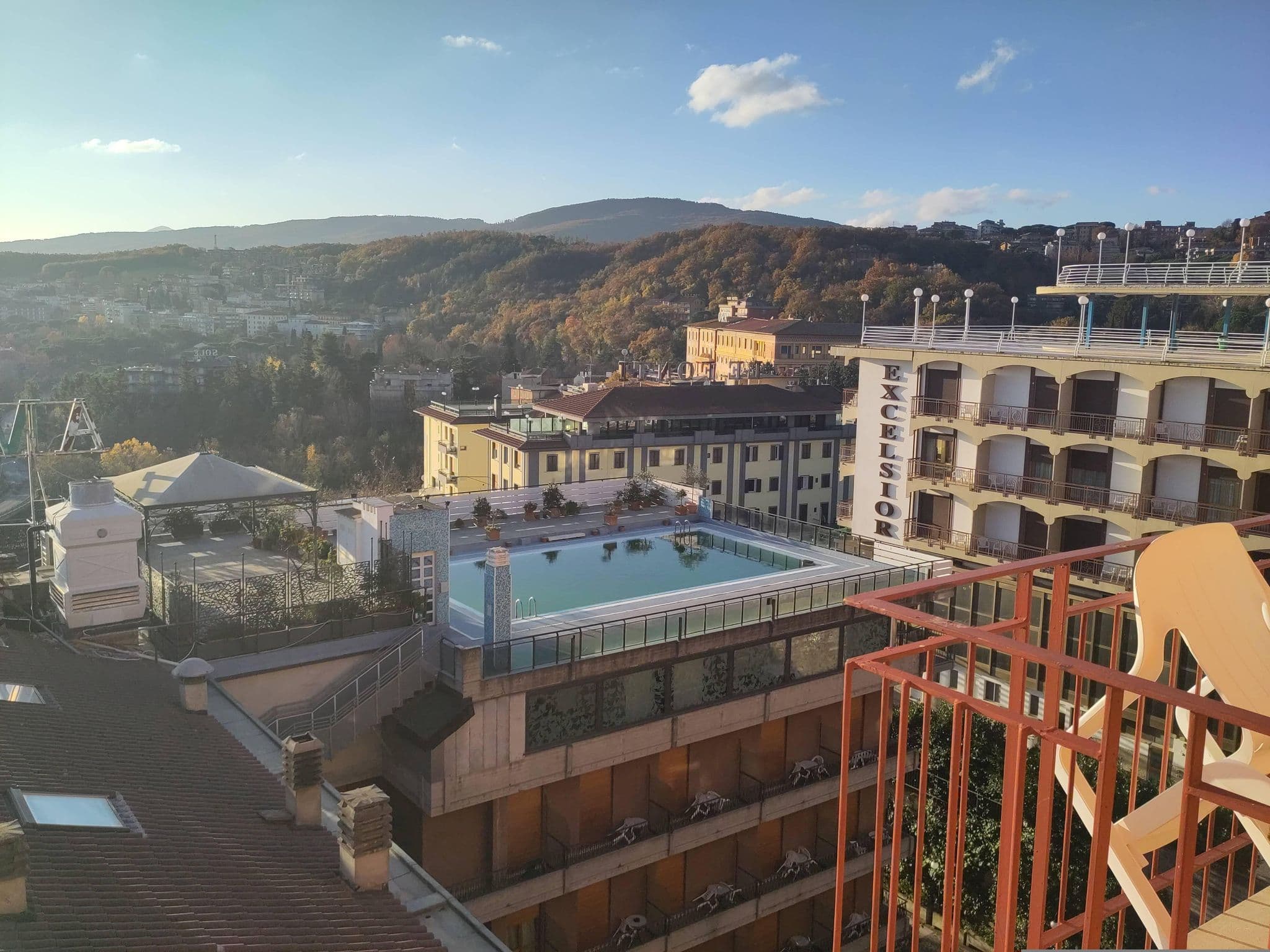 Street view near Grand Hotel Ambasciatori, Chianciano Terme — © marcuscalabresus (CC BY-SA · Mapillary)