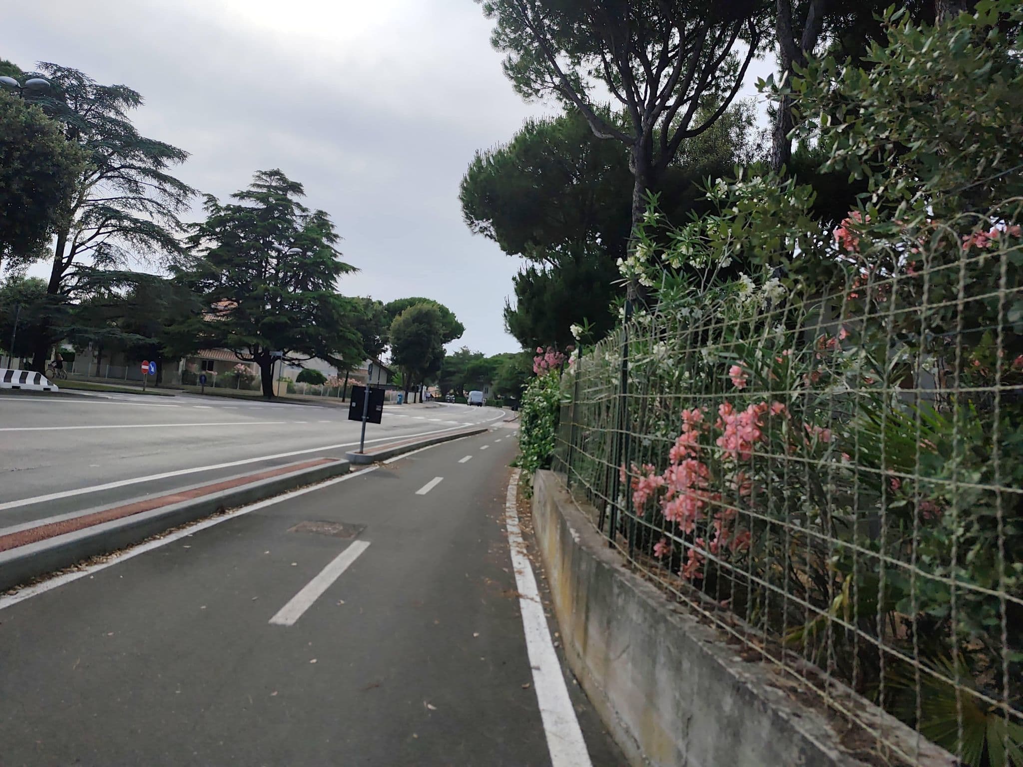 Street view near Villaggio Azzurro, Lido di Jesolo