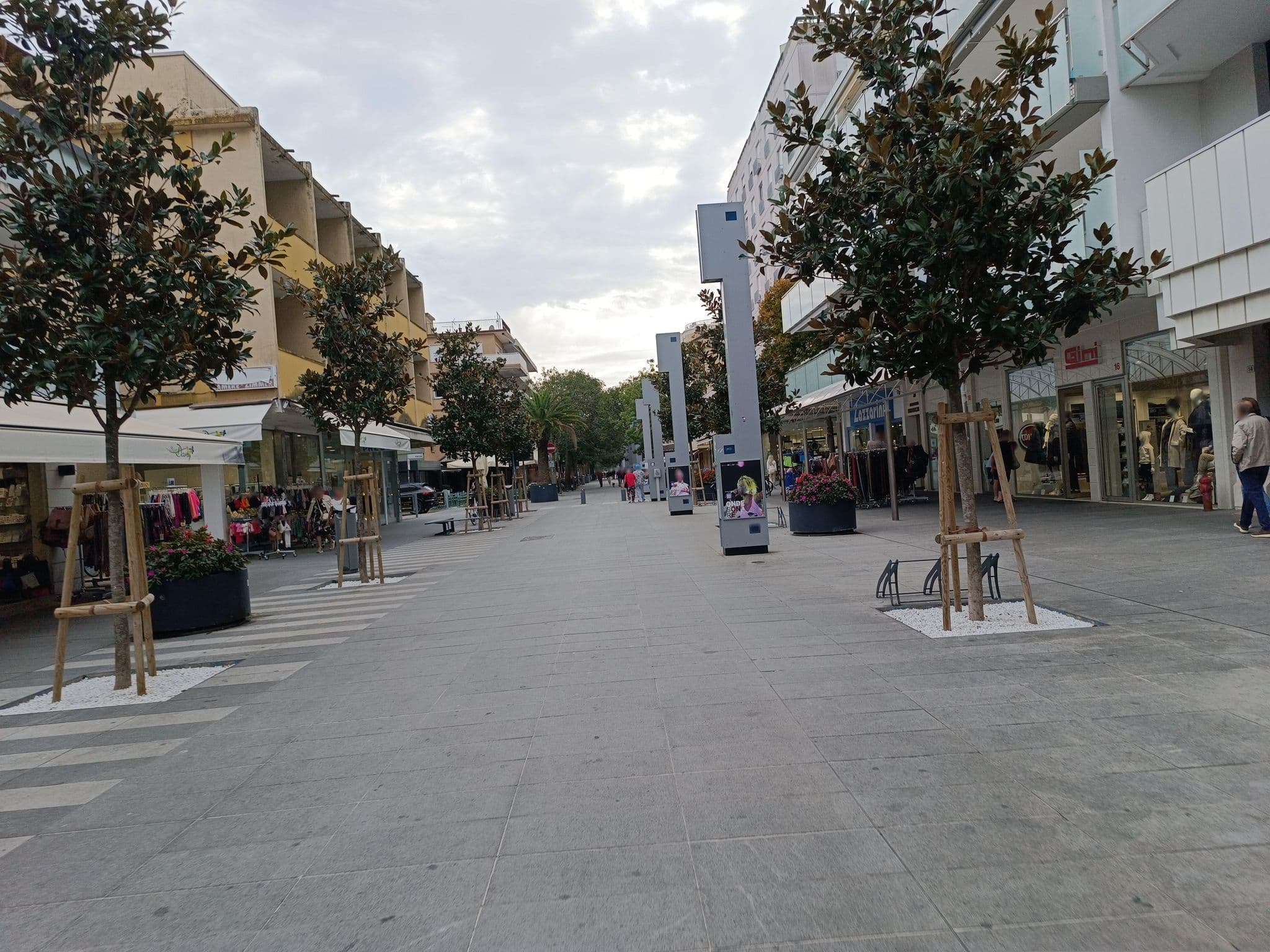 Street view near San Carlo, Lignano Sabbiadoro