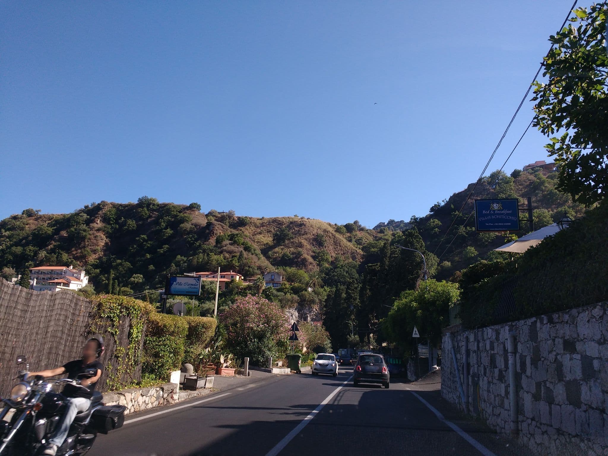Street view near Residence Villa Carmelas, Taormina — © thetornado76 (CC BY-SA · Mapillary)