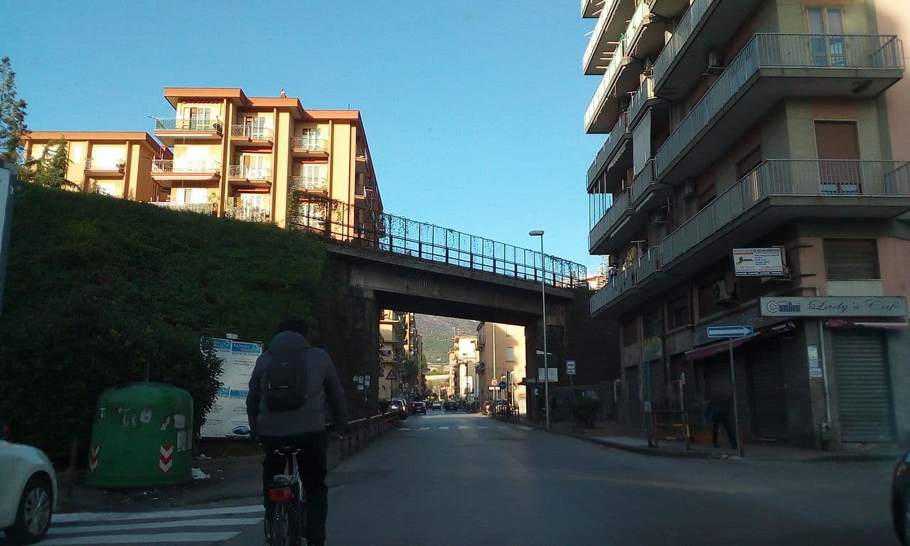 Street view near Stefani's house, Salerno — © giosa94 (CC BY-SA · Mapillary)