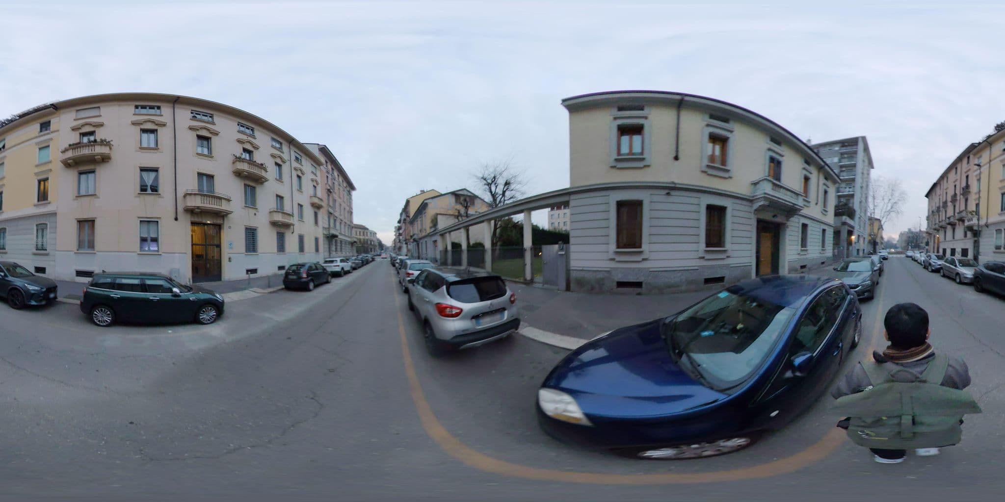 Street view near Palladio, Milan
