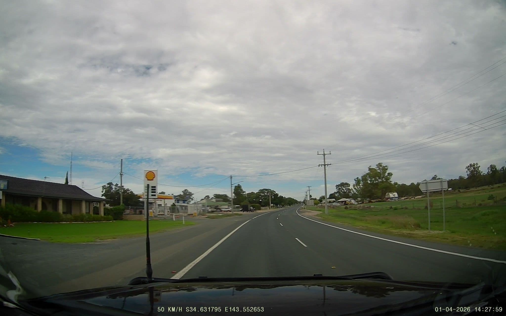 Street view near Motel Capri, Balranald — © fizzie (CC BY-SA · Mapillary)