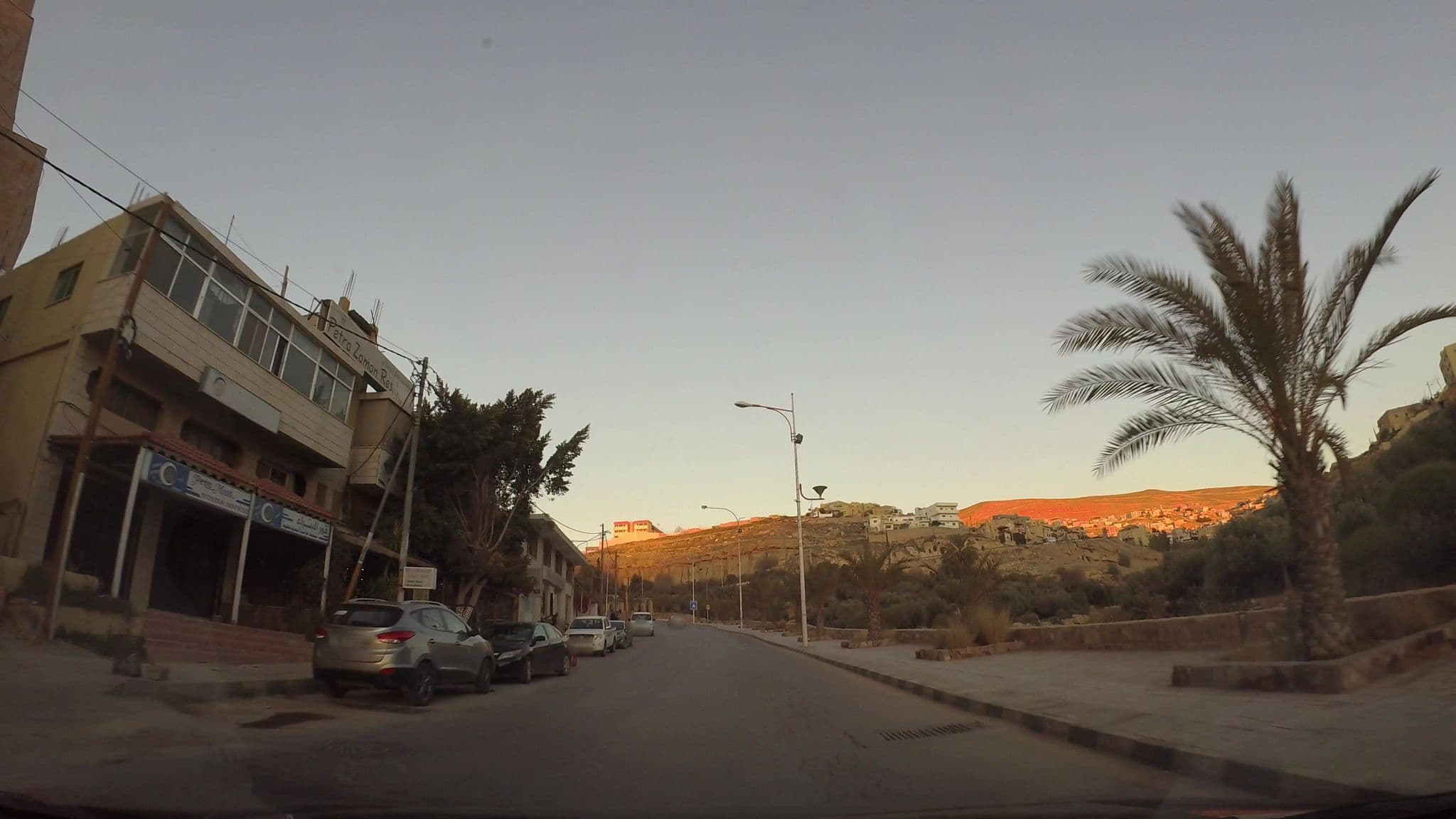 Street view near Petra Bods Hostel, Wādī Mūsá — © kaartcam (CC BY-SA · Mapillary)